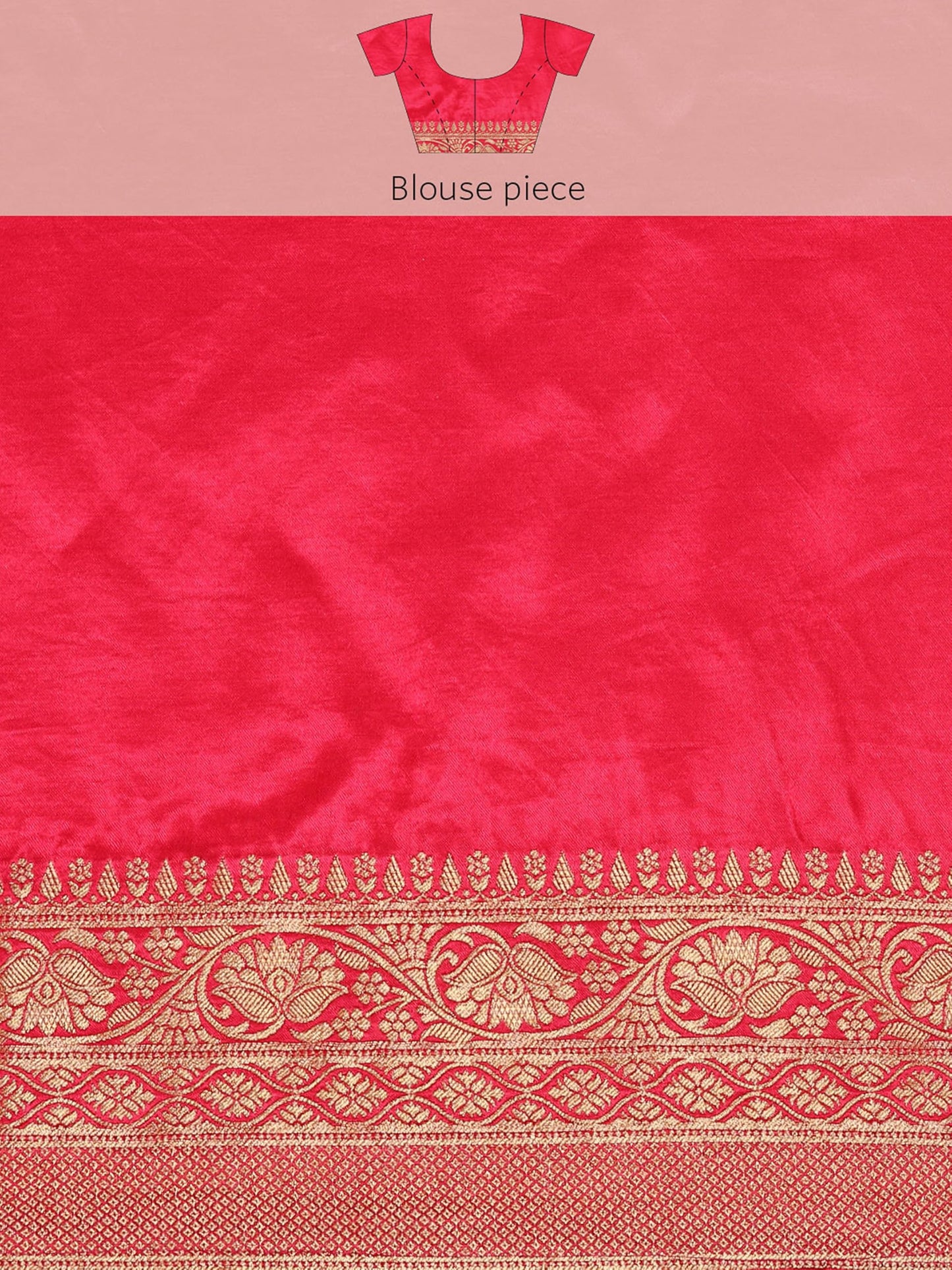 MOHEY Women's Green Art Silk Zari Weave Saree