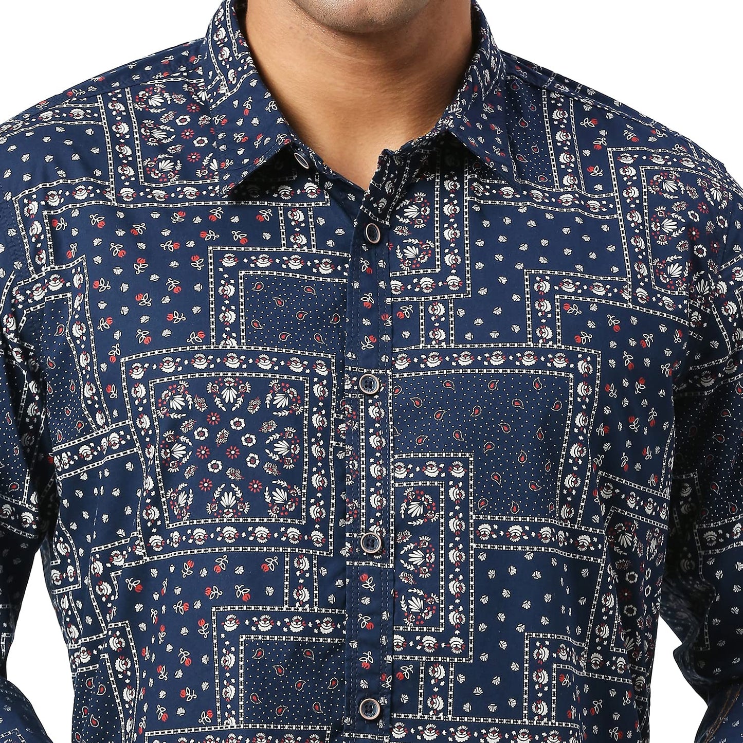 Pepe Jeans Men's Regular Fit Shirt (PM308052595XXL_Navy