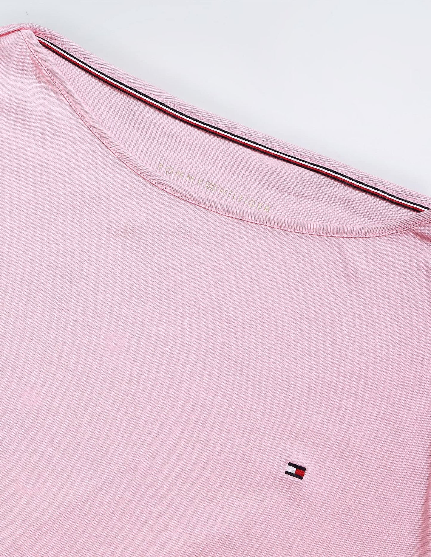 Tommy Hilfiger Slim Boat-NK TOP 3/4 SLV Classic Pink