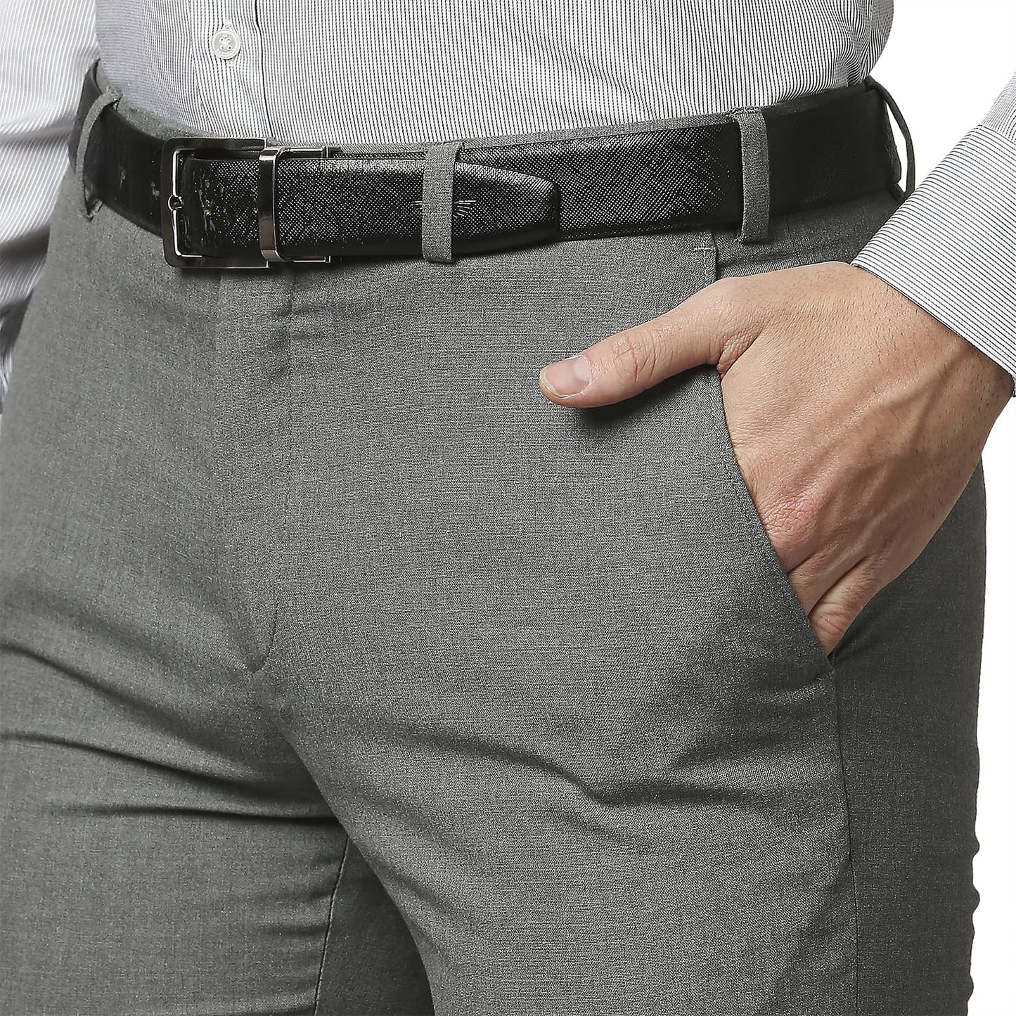 Raymond Dark Grey Trouser (Size: 30)-RMTS04351-G6