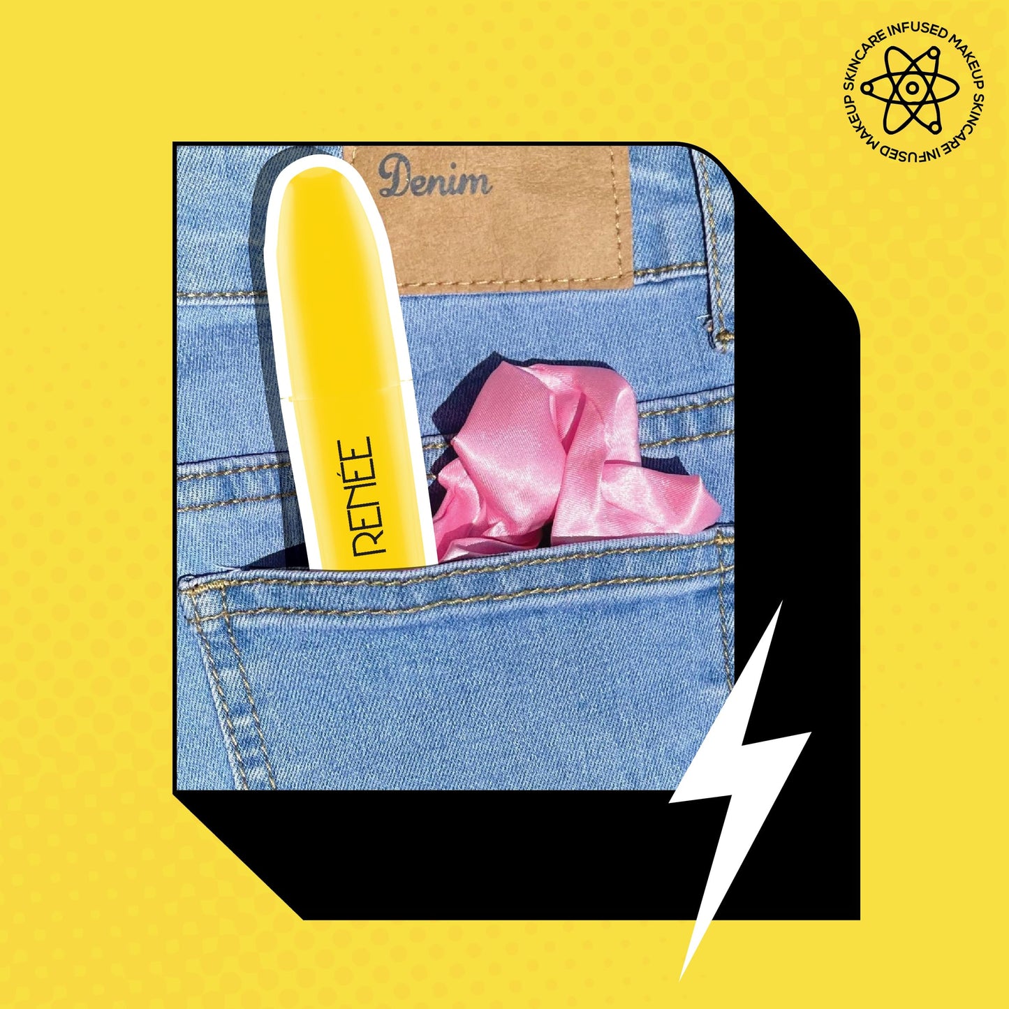 RENEE Everyday Matte Lipstick - Coffee, Lightweight, Intense Color Payoff with Creamy Matte Finish, Enriched with Vitamin C, Hyaluronic acid & SPF 30, Skincare Infused Makeup, 3 Gm