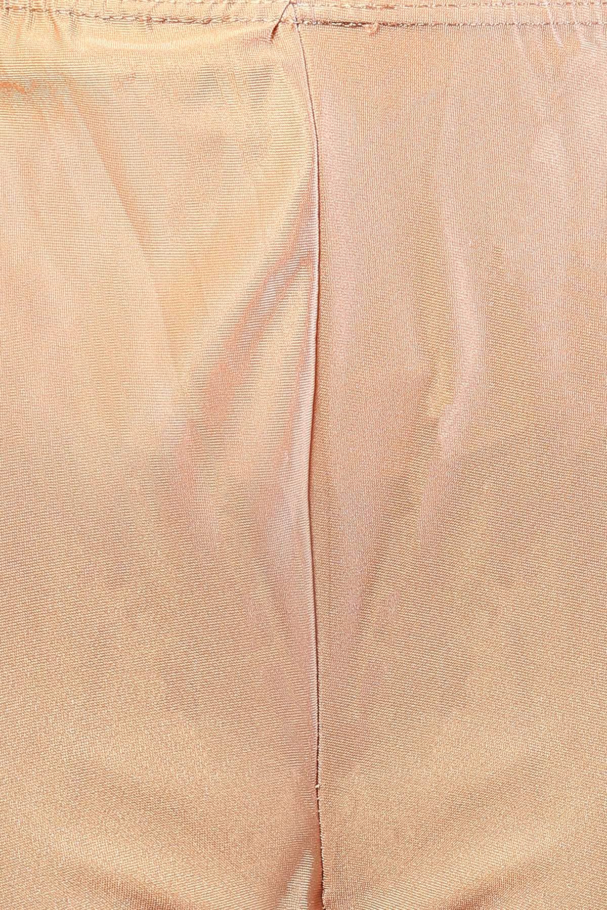 Soch Peach Georgette Gown With Embroidered Designs