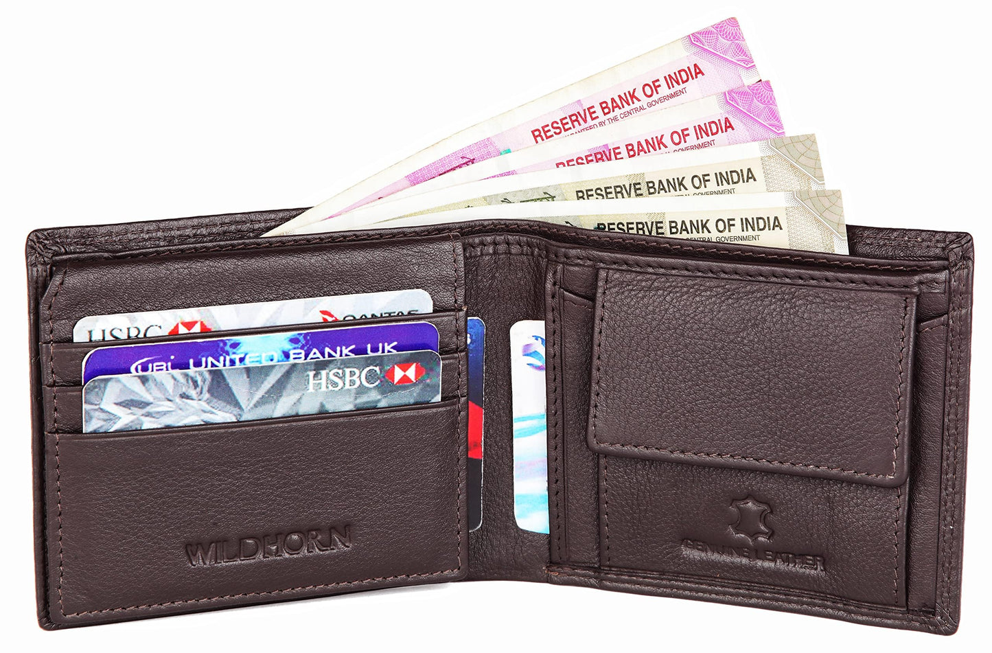 WildHorn Brown Wallet & Belt Combo for Men