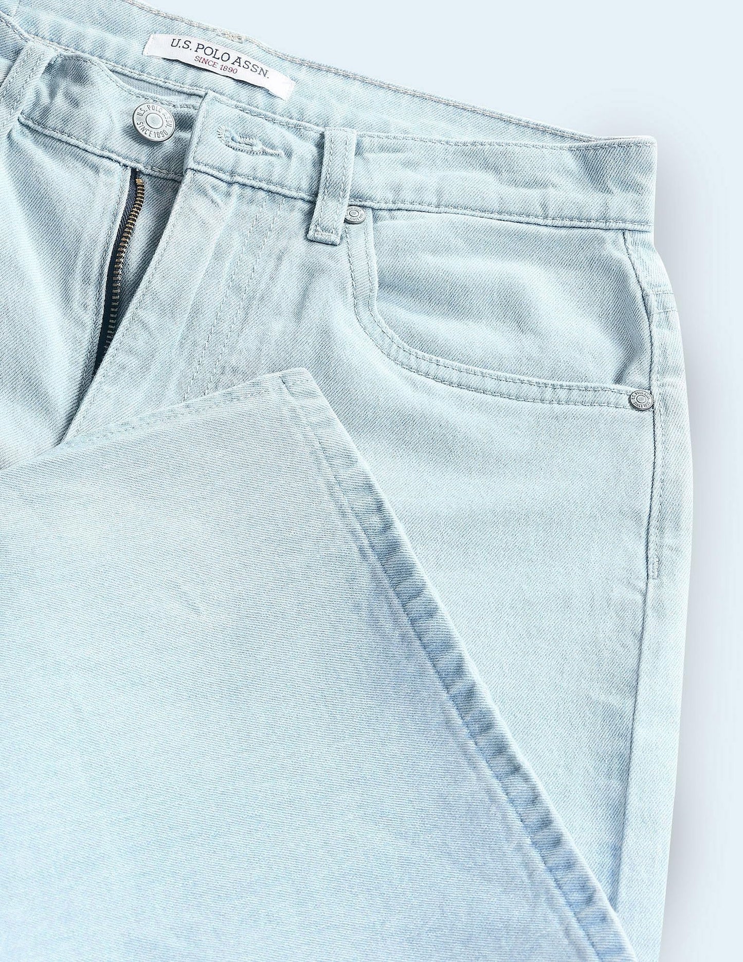 U.S. POLO ASSN. Women's Loose Jeans (UWAW24JEN145_Blue