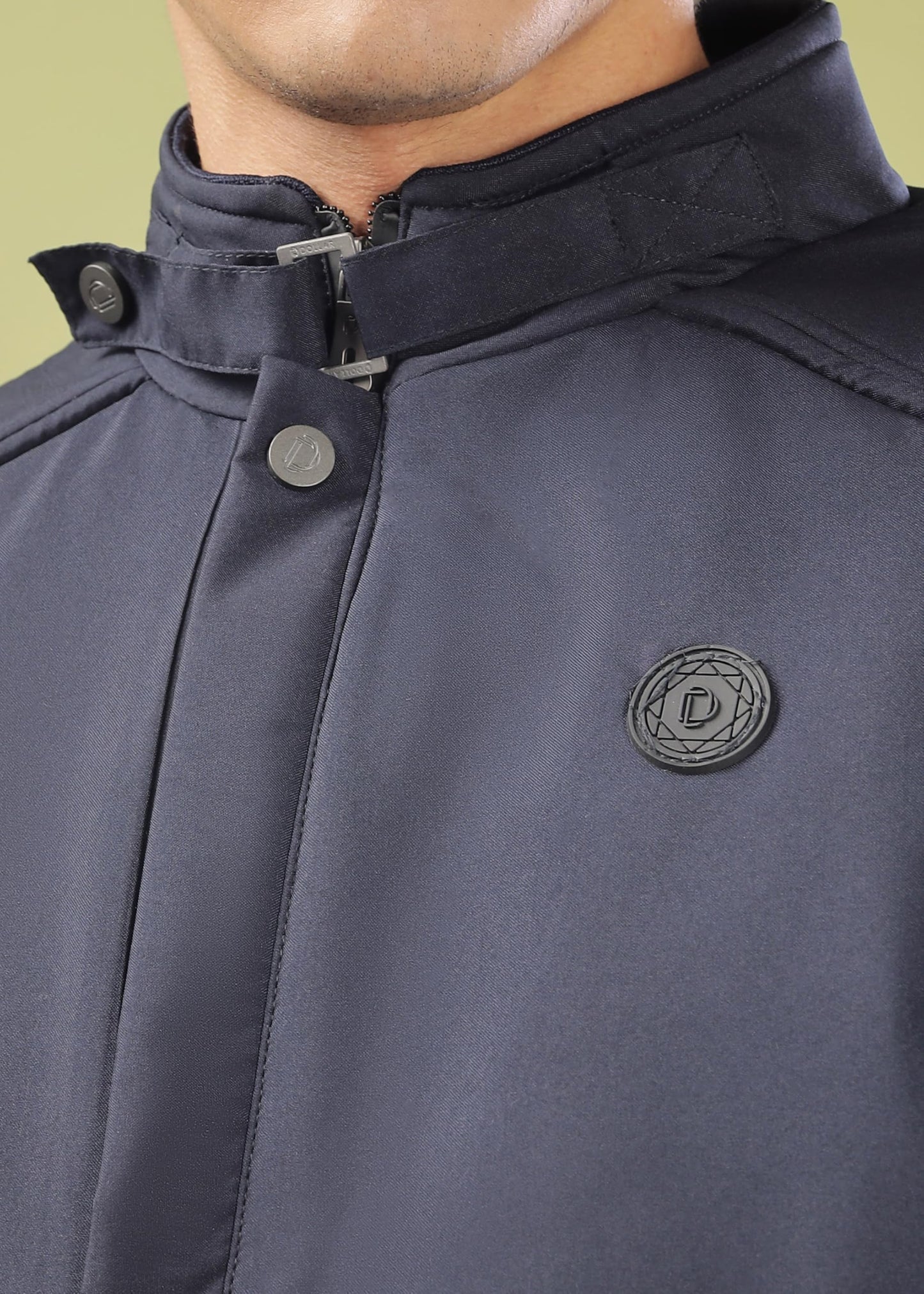 Dollar Men TPU Standard Length Dolllar Jackets Stylish Latest Casual Zipper Bomber Winter Jacket Full Sleeve Water Resistant Non Reversible, 2XL