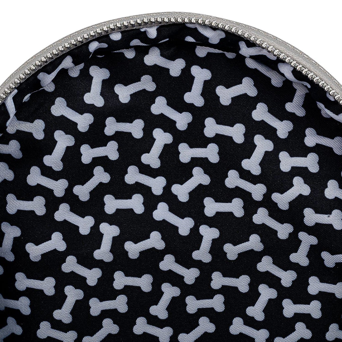 Loungefly Disney Dogs Mini-Backpack Handbag All Over Print Lady Tramp Dalmatians, Grey, Mini