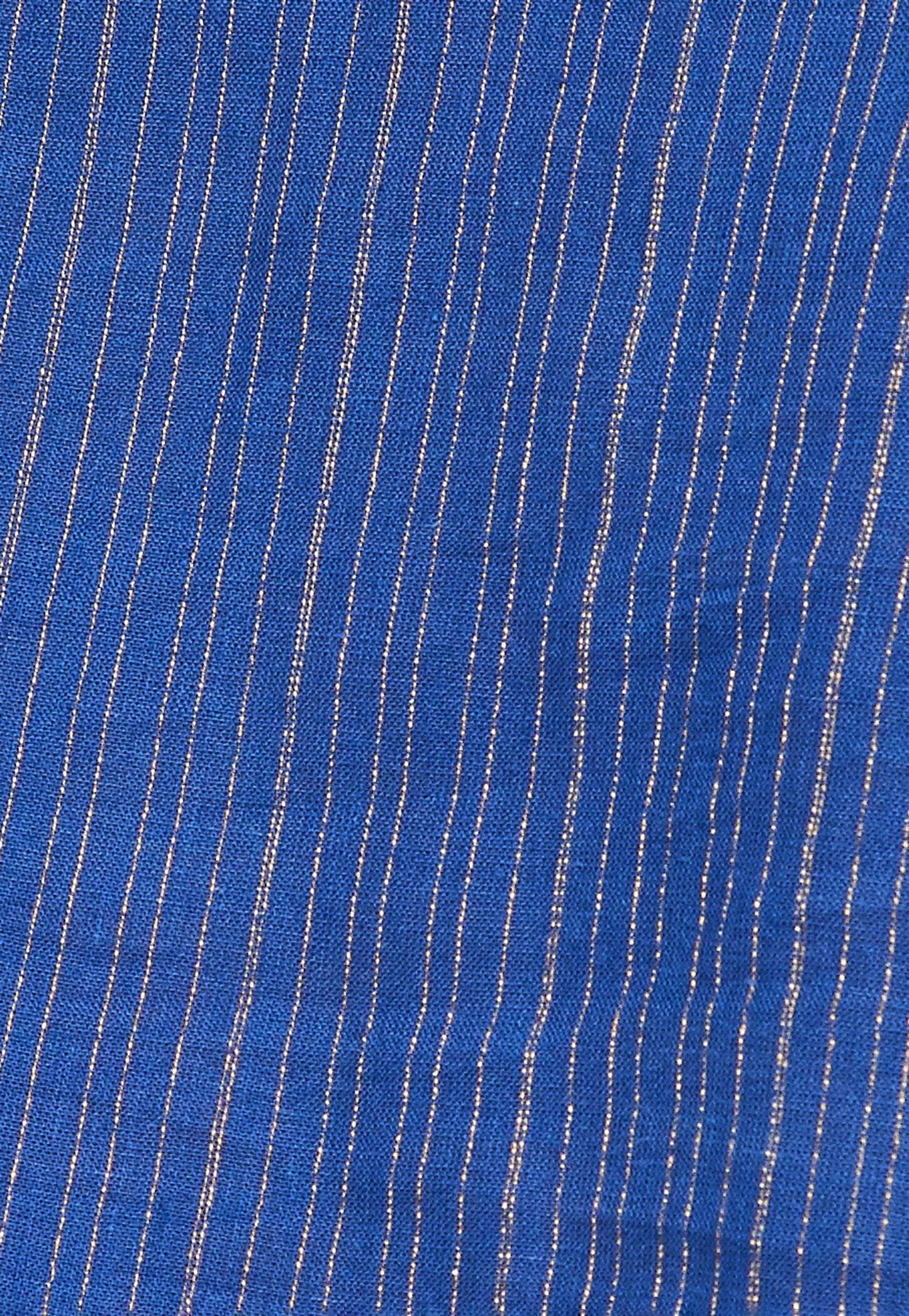 Max Cotton Blend Women Striped Regular Fit Straight Kurta (PKBL41001BLUE)_Medium