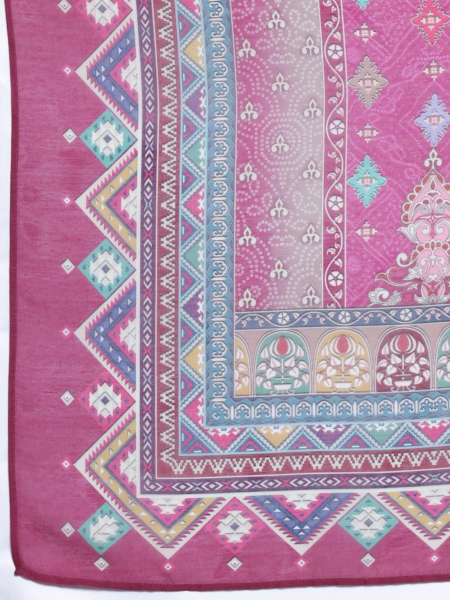 Libas Women's Poly Crepe Kurta Set (35707_Pink