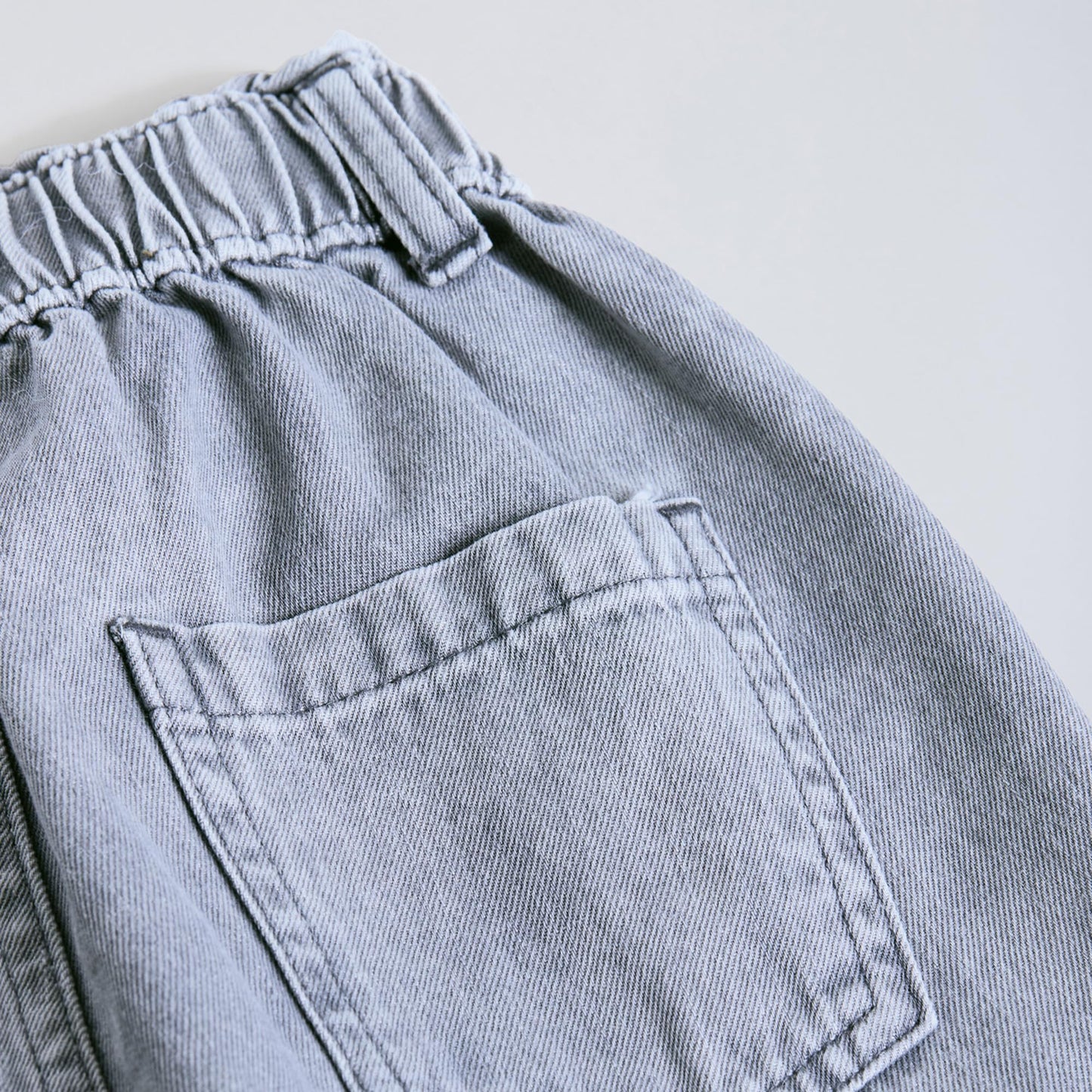 Hopscotch Girls Grey Balloon Fit Cotton Denim Jeans for Ages (3-4 Years)