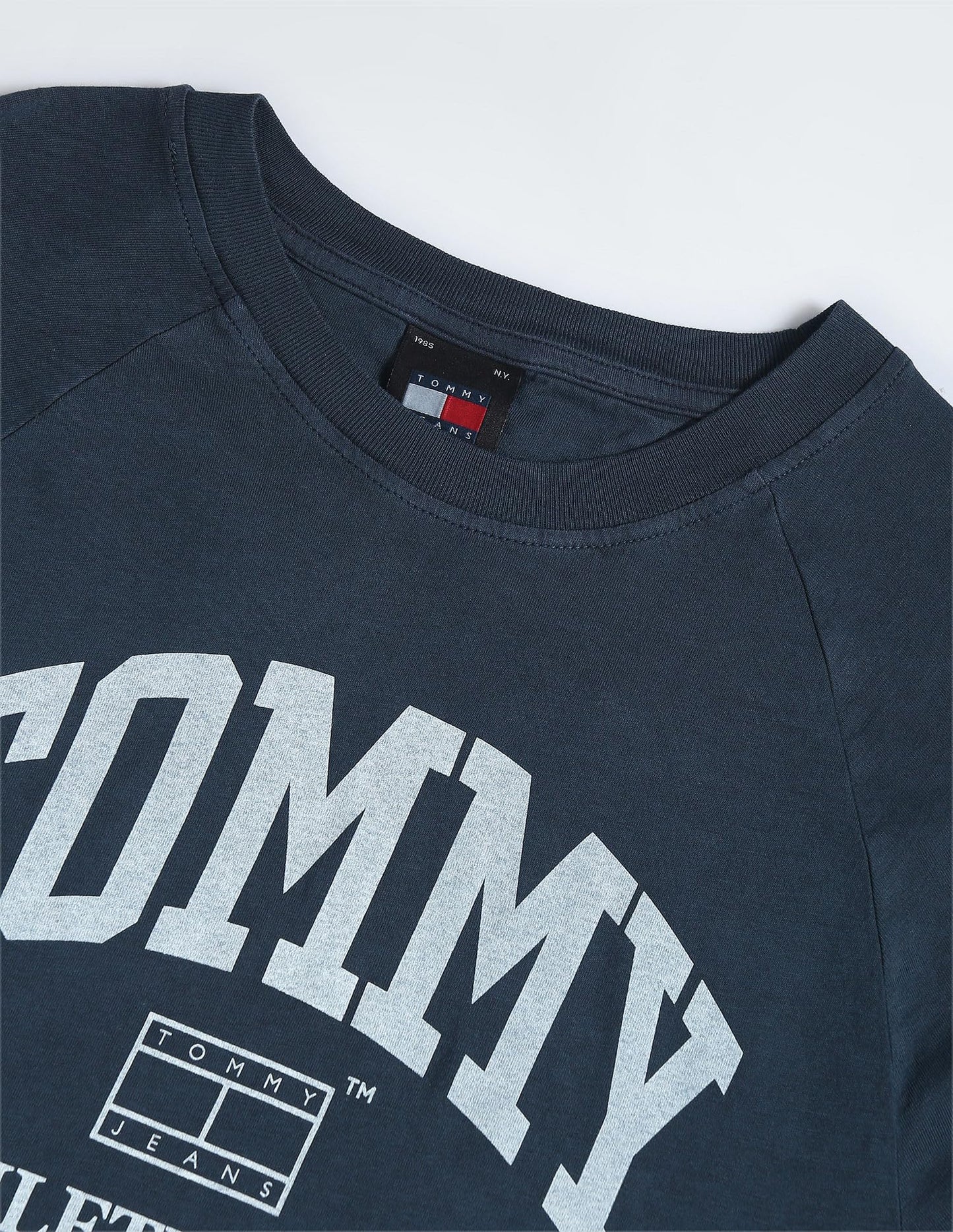 Tommy Hilfiger Womens Blue Color T-Shirt (L)