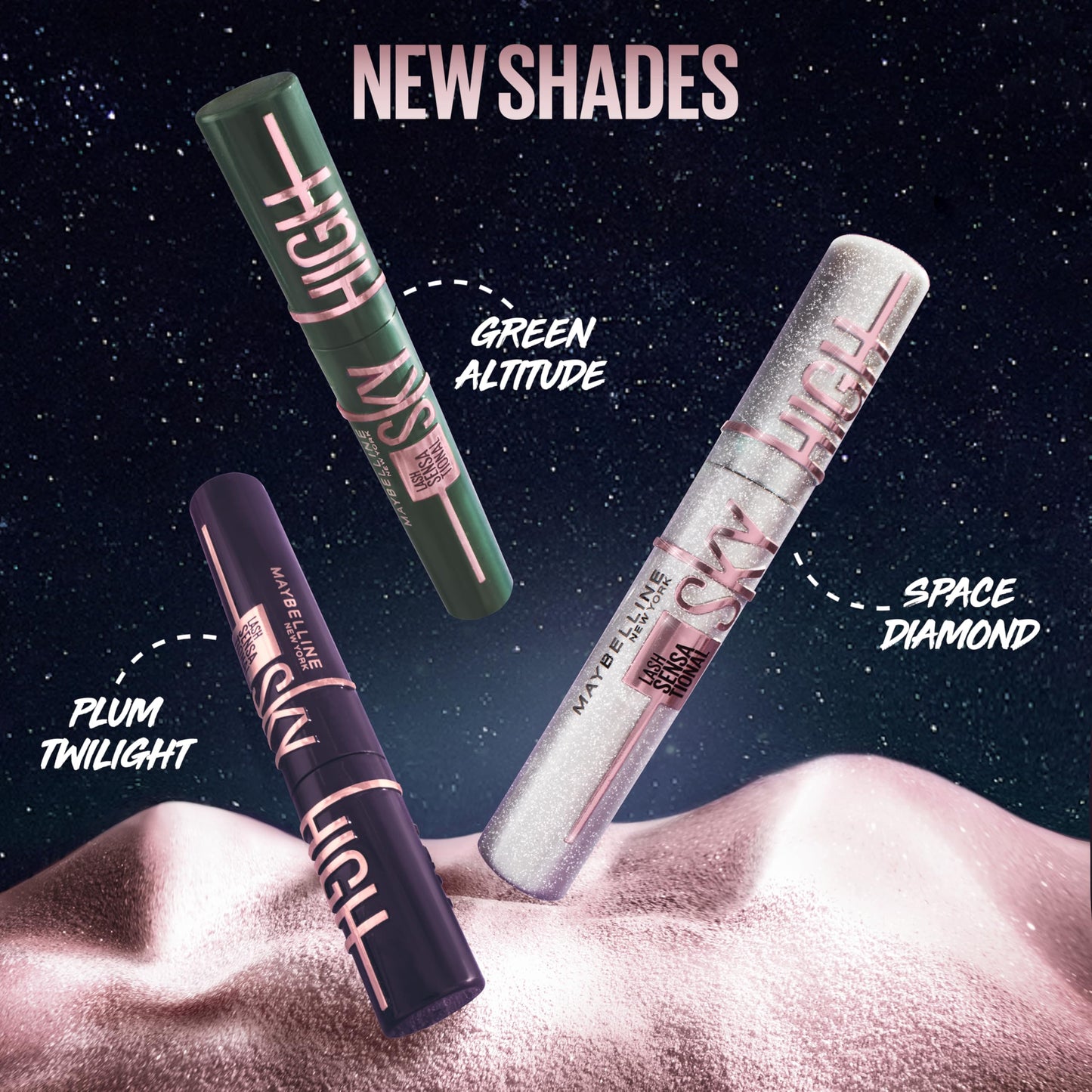 Maybelline Sky High Waterproof Mascara Makeup, Volumizing, Buildable, Lengthening, Defining, Curling, Multiplying, Brownish Black, 0.2 fl. oz.