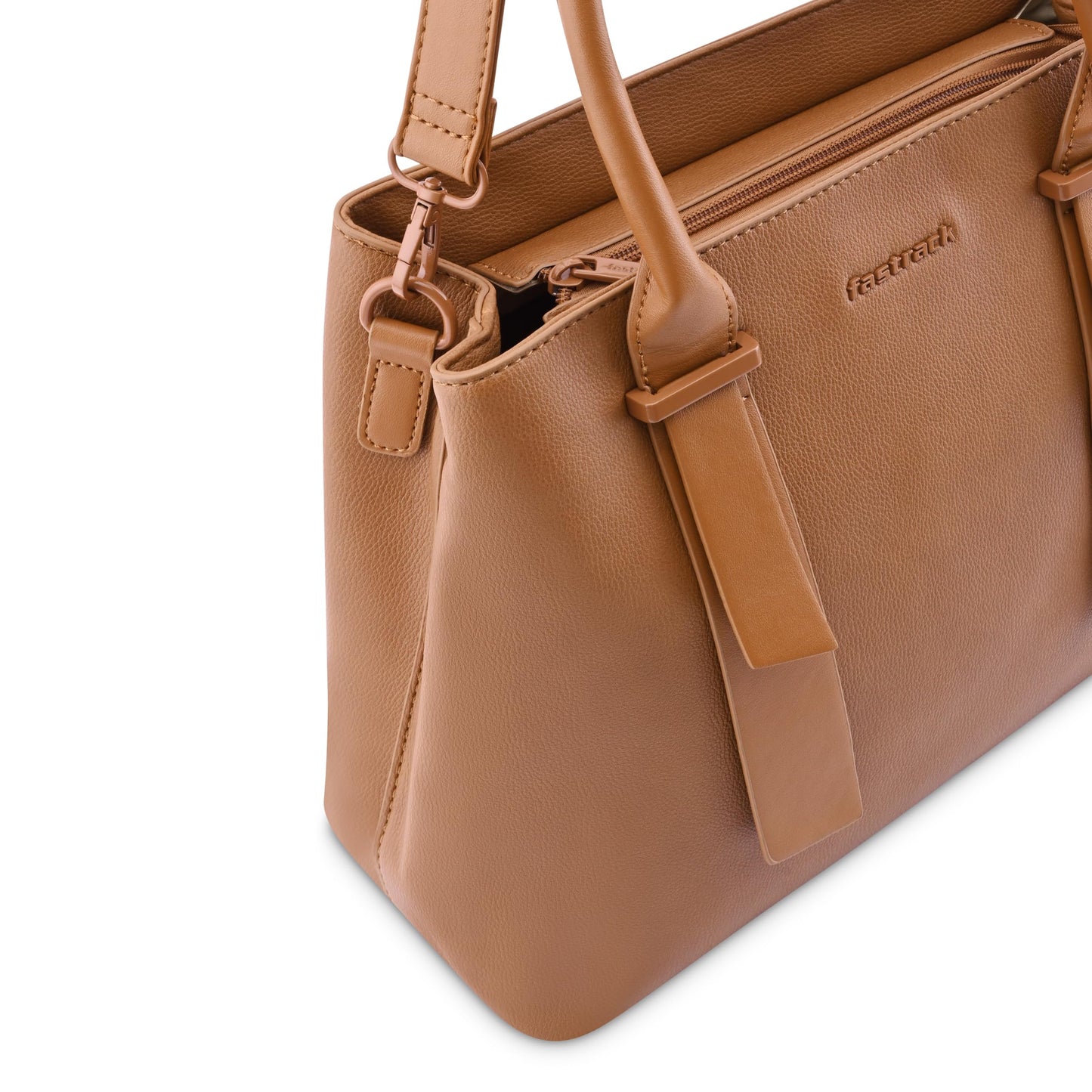 Fastrack Switch-It-Up Satchel | Faux-Leather Women's Handbags | Comes with a Key-Leash| Ladies Purse Handbag | Satchel for Casual Carry