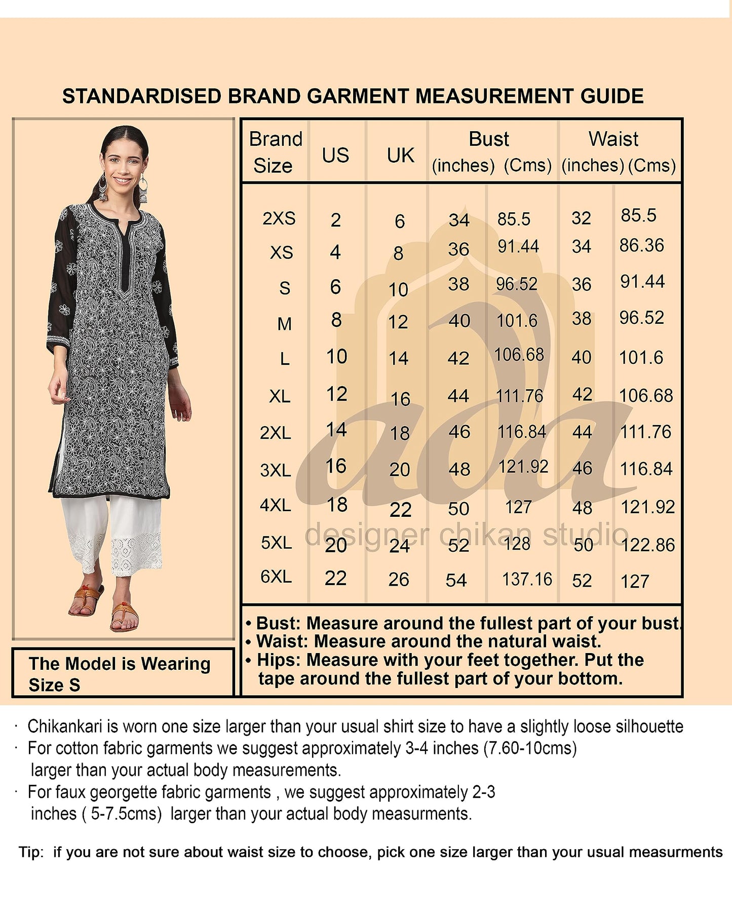 Ada Lucknowi Hand Embroidered Mauve Cotton Chikankari Kurta Kurti Tunic for Women A411790 (M)