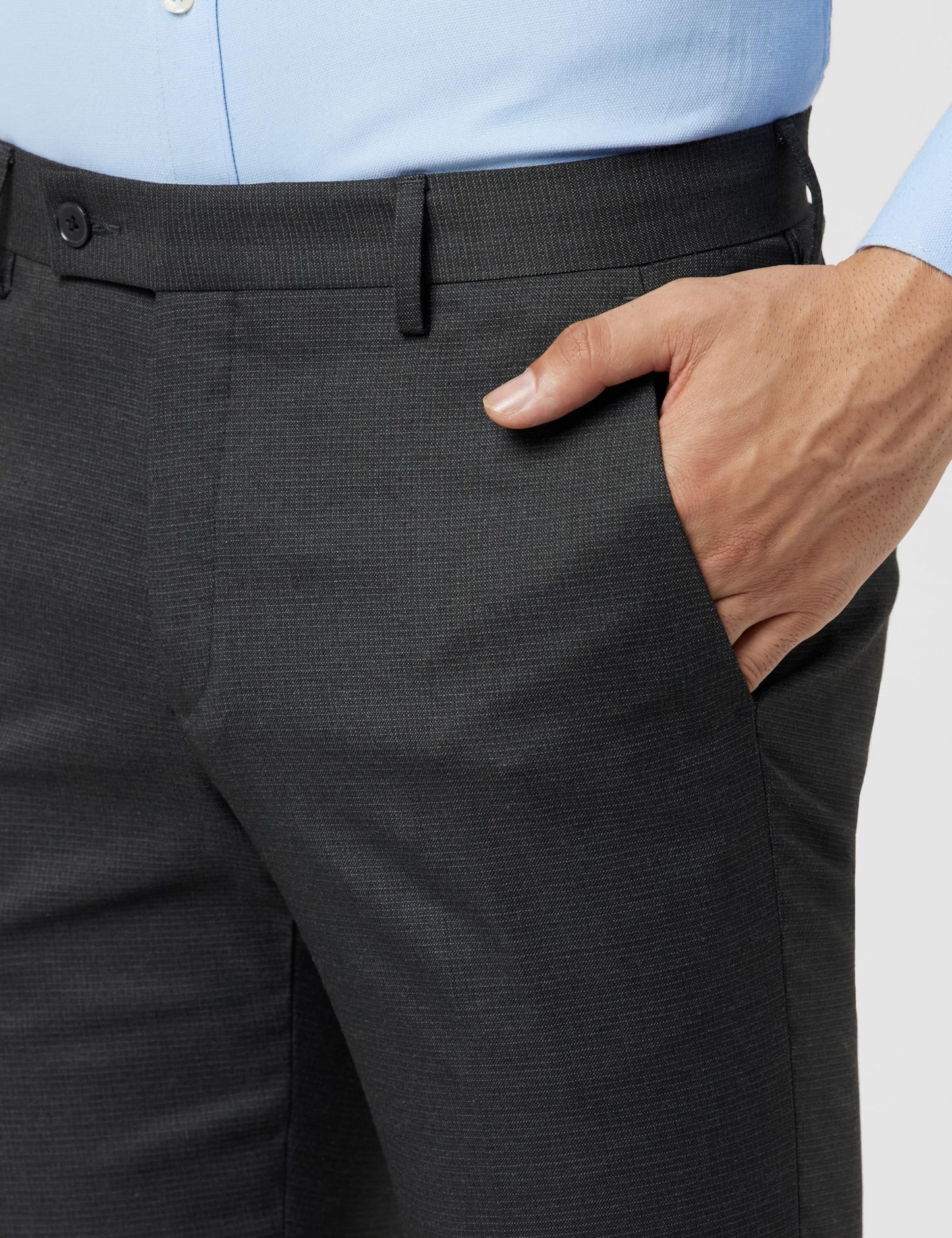 Arrow Dark Grey Formal Trouser (ARADOTR3265_30)
