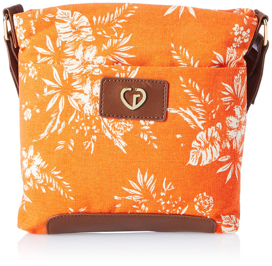 Caprese womens KENDALL SB Medium ORANGE Sling Bag