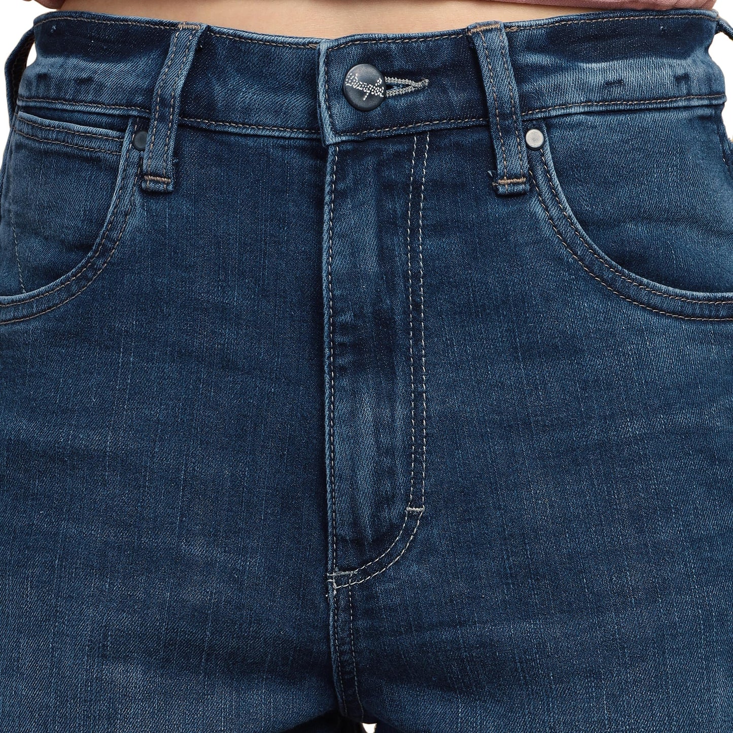 Wrangler Women Blue Skinny Fit Mid Rise Jeans