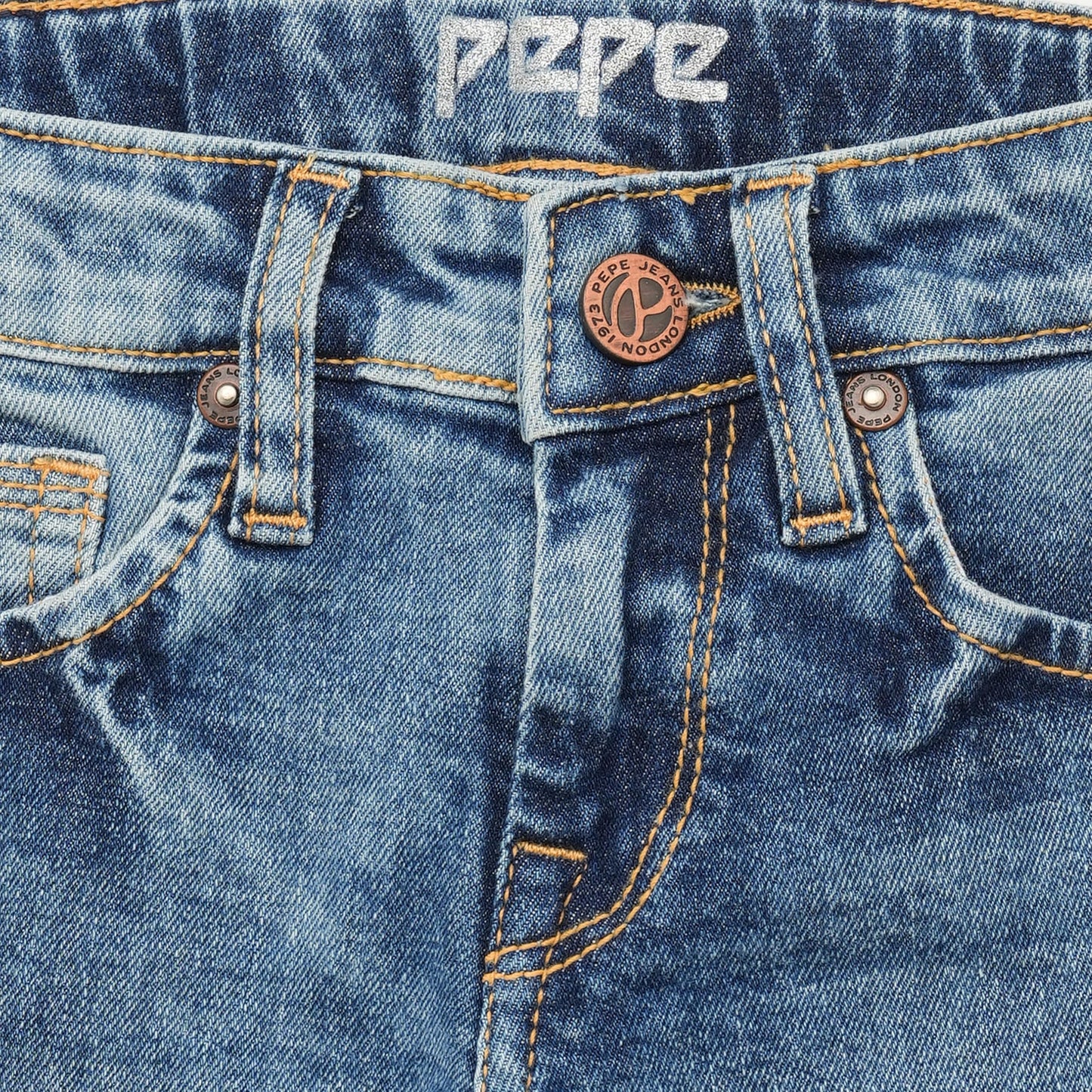 Pepe Jeans Girl's Skinny Jeans (PG201603Q05_Light Used_14)