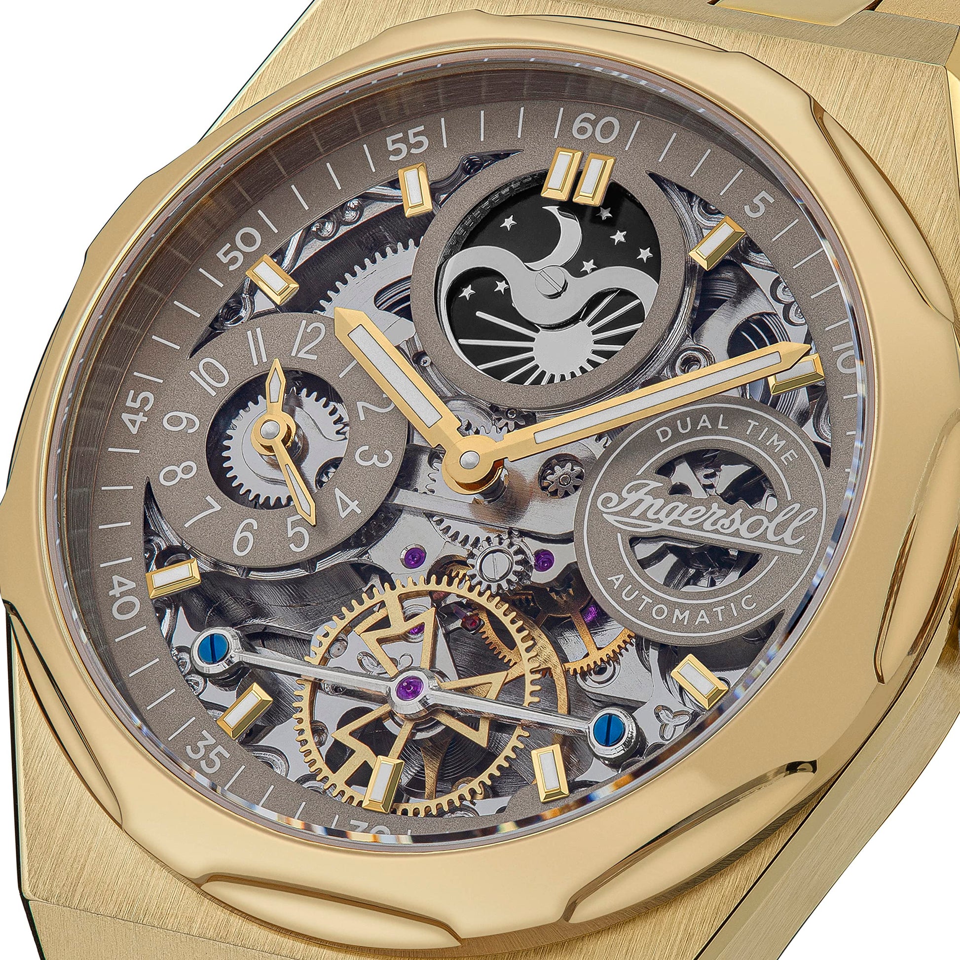 Ingersoll 1892 The Broadway Automatic Mens Analog Watch with Pale