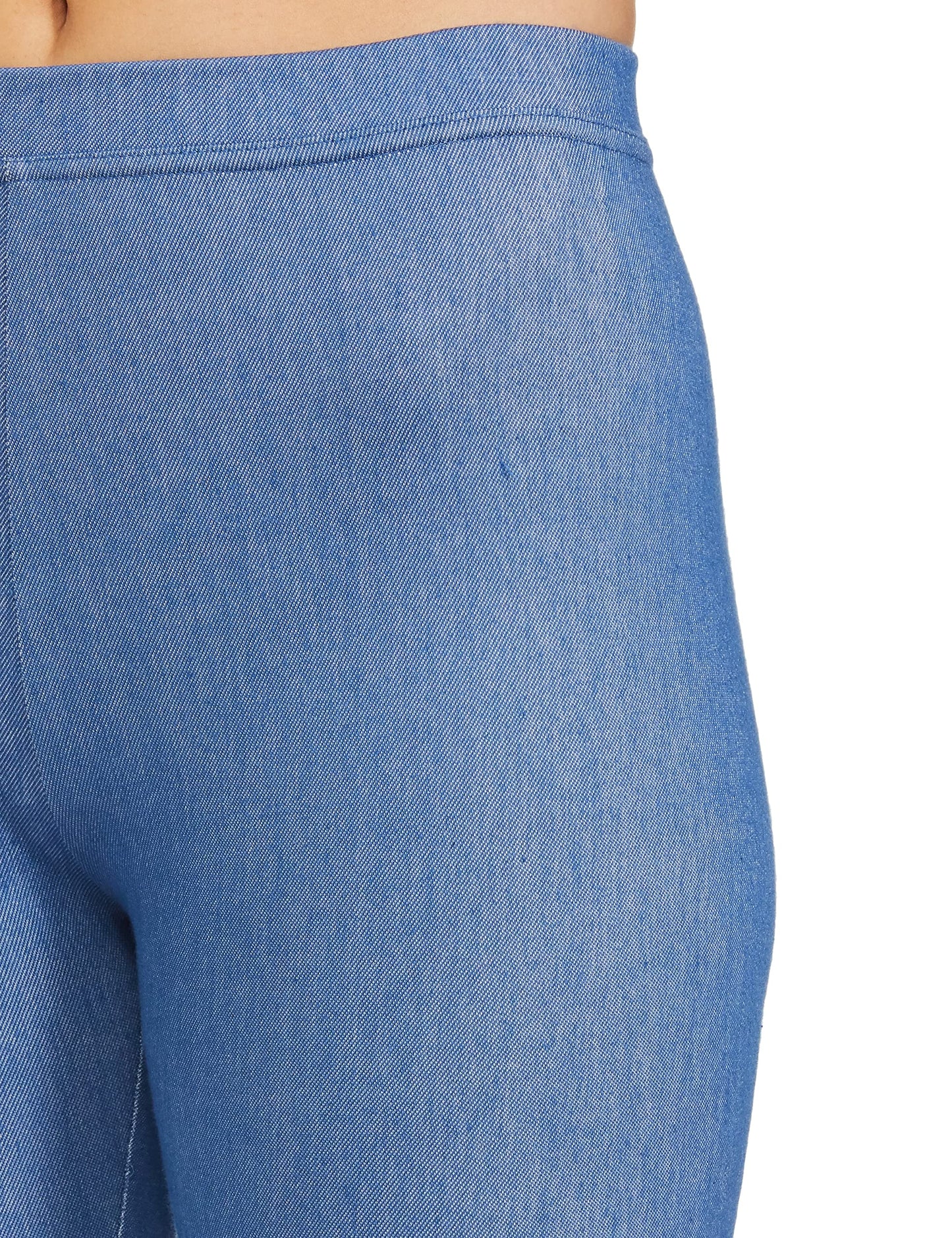 Max Women Regular Mid Rise Solid Flexi Leggings (TCFDWI22FXBLUE)_XXL