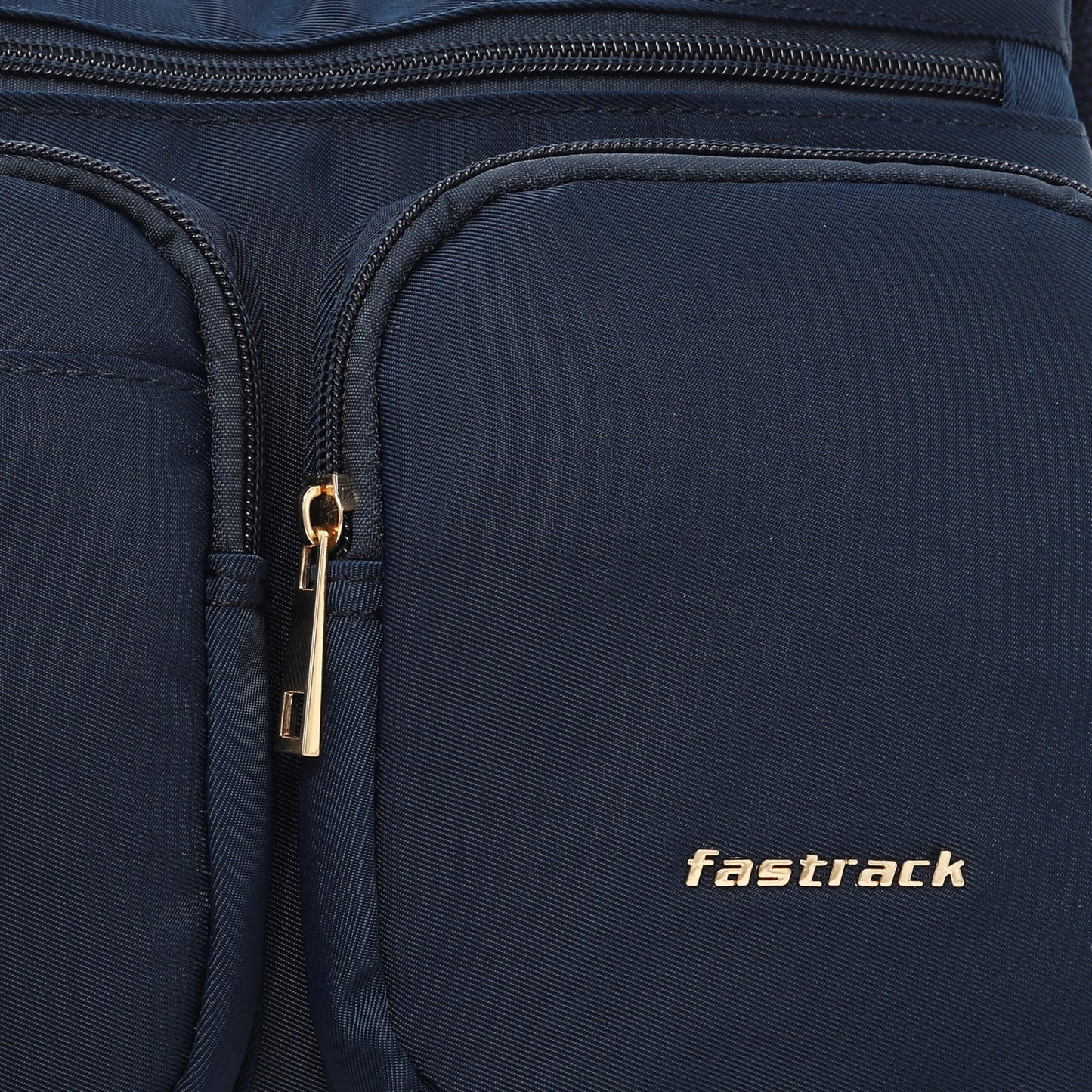 Blue Nylon Sling Bag for Women | Lightweight Twill-Detail Crossbody with 2 Main Compartments, 3 Quick-Access Pockets & Zipper Closure | Everyday Sling for Travel, College & Casual Outings