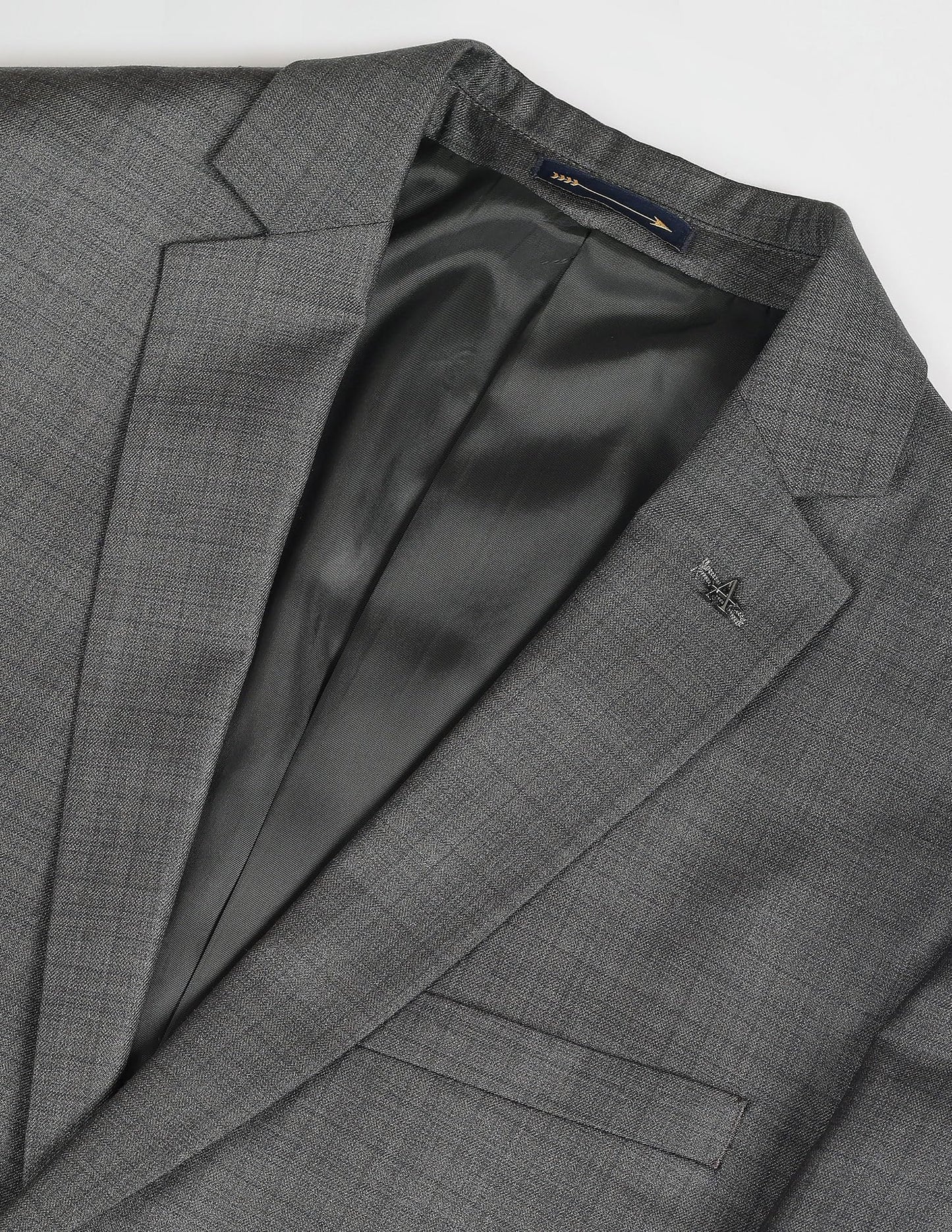 Arrow Men's Cotton Single Breasted Business Suit Pants Set (ARAGSU5592_Green