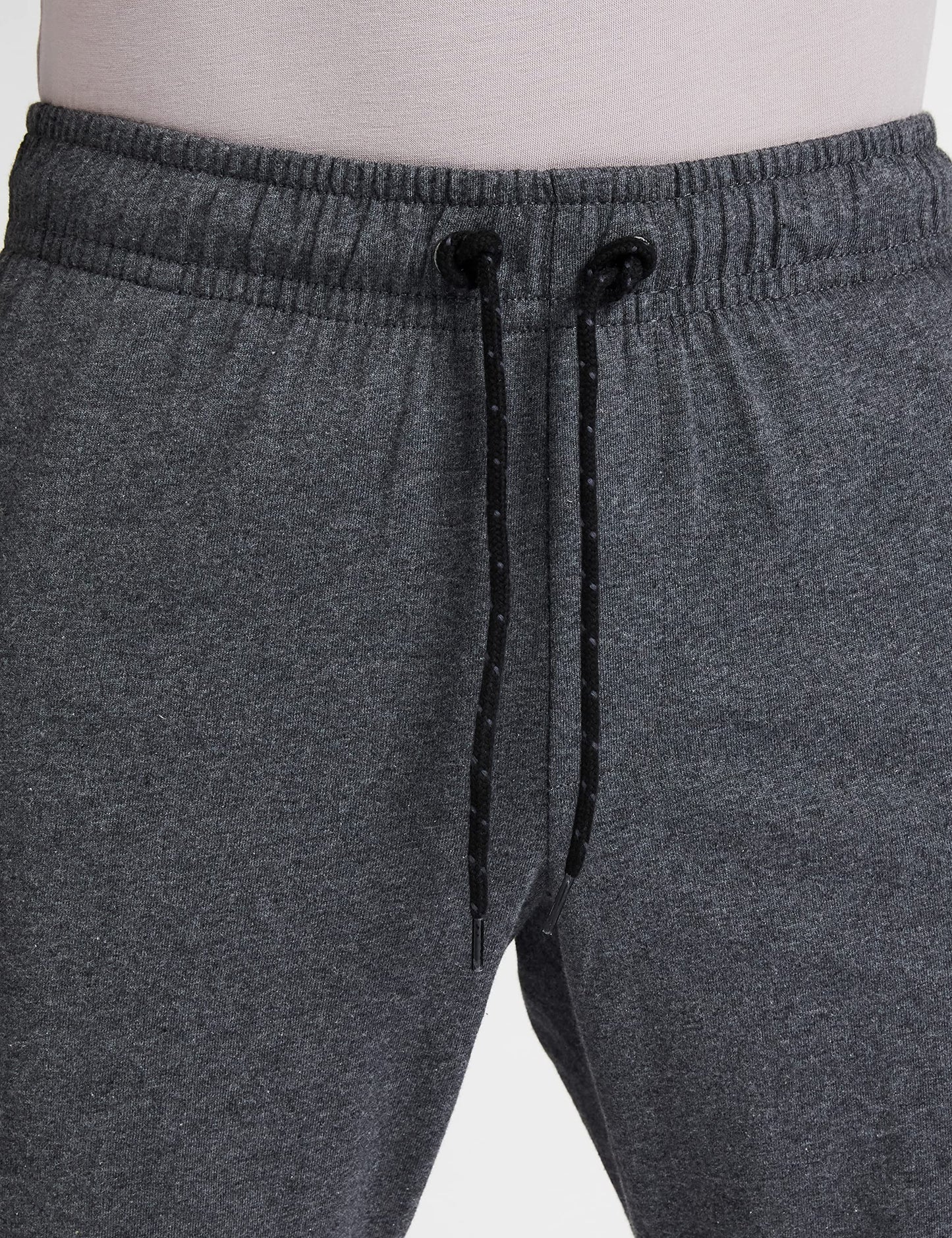 Jockey Men's Straight Fit Shorts (AM12_Charcoal Melange_Medium)