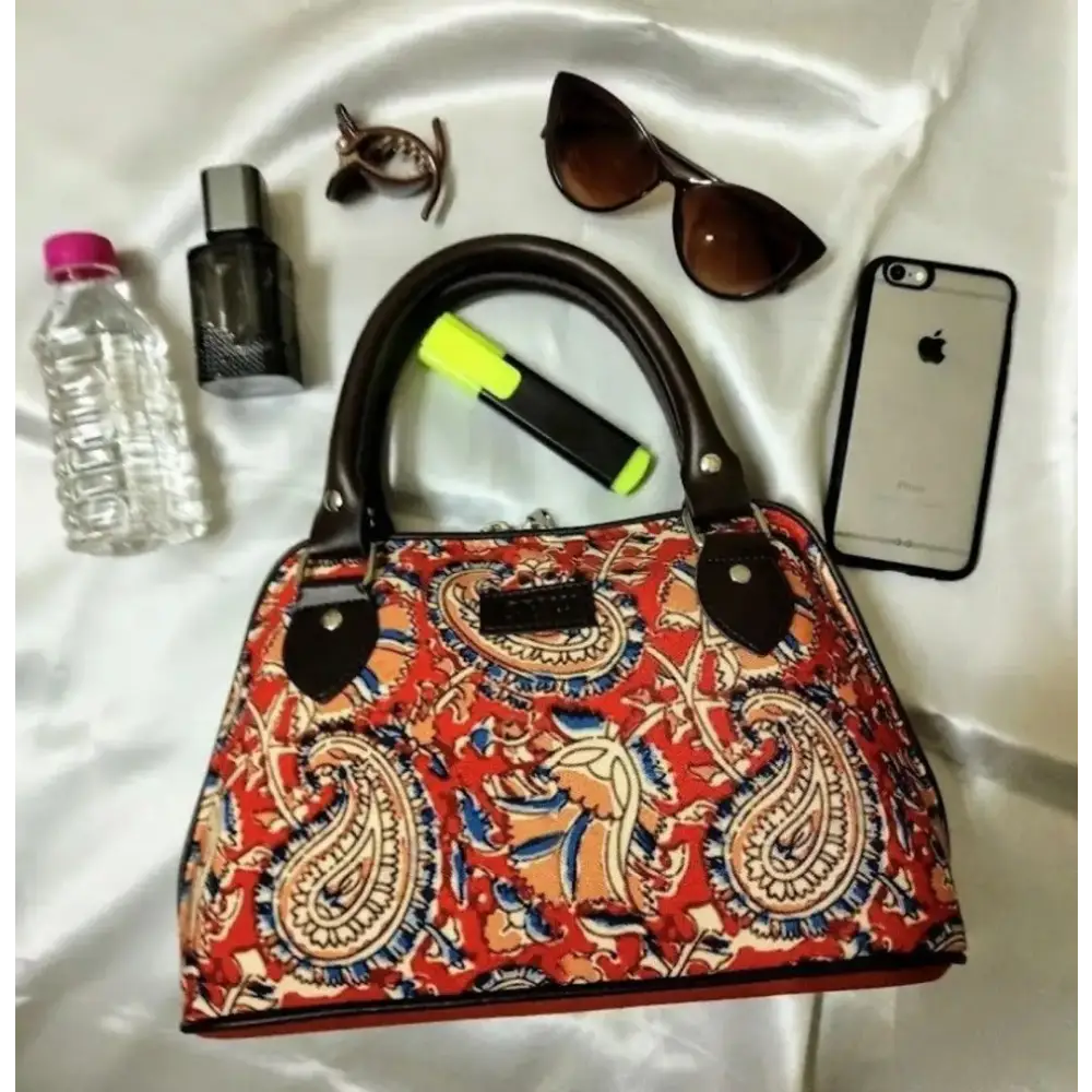 AJRAK PRINT HANDBAG 