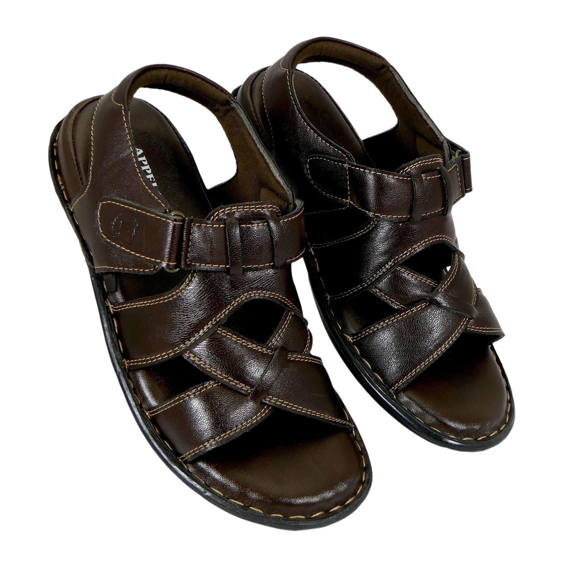 AM PM Men's Daily wear Leather Sandals 