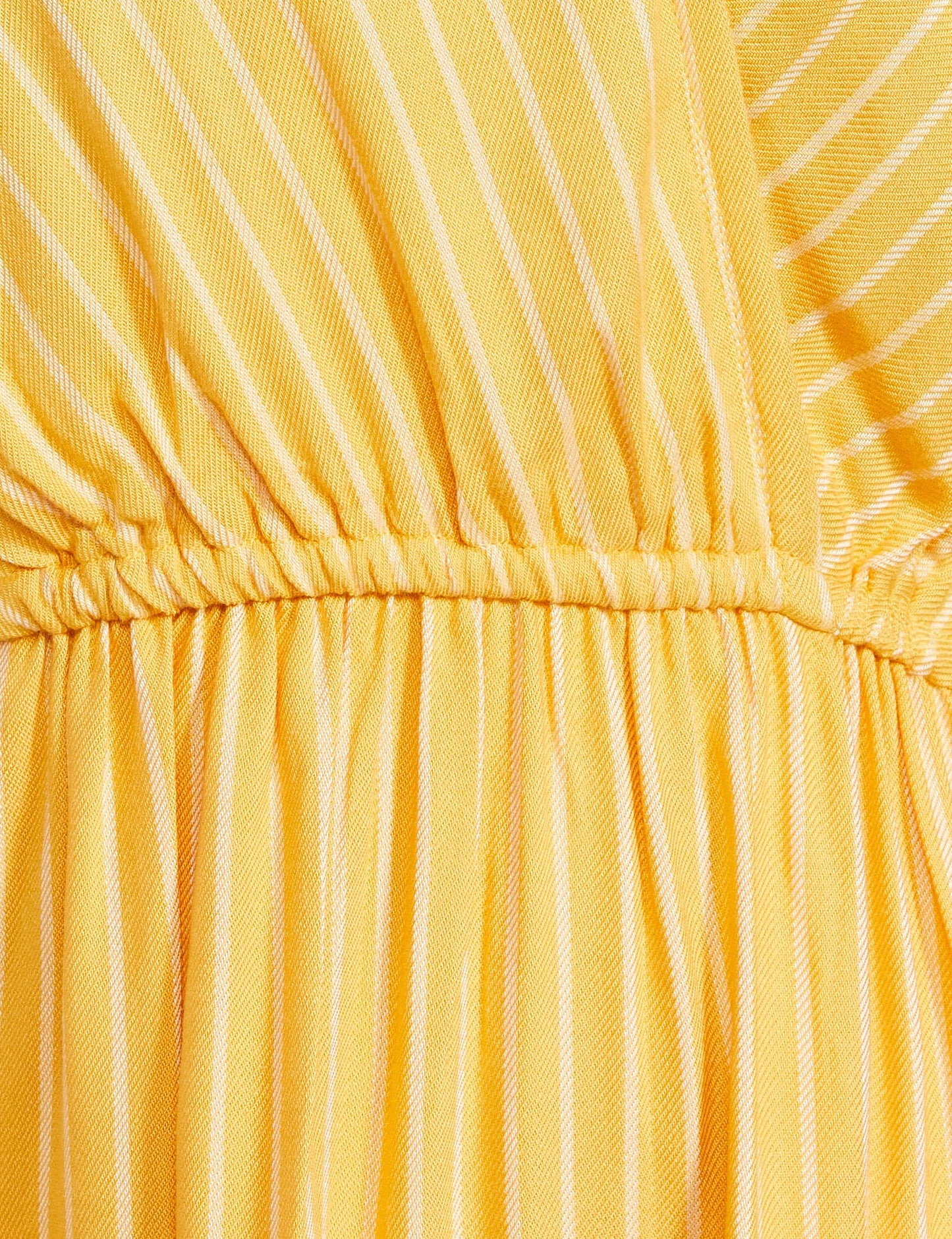 AND Women's Viscose Wrap Knee-Length Dress (Yellow) 
