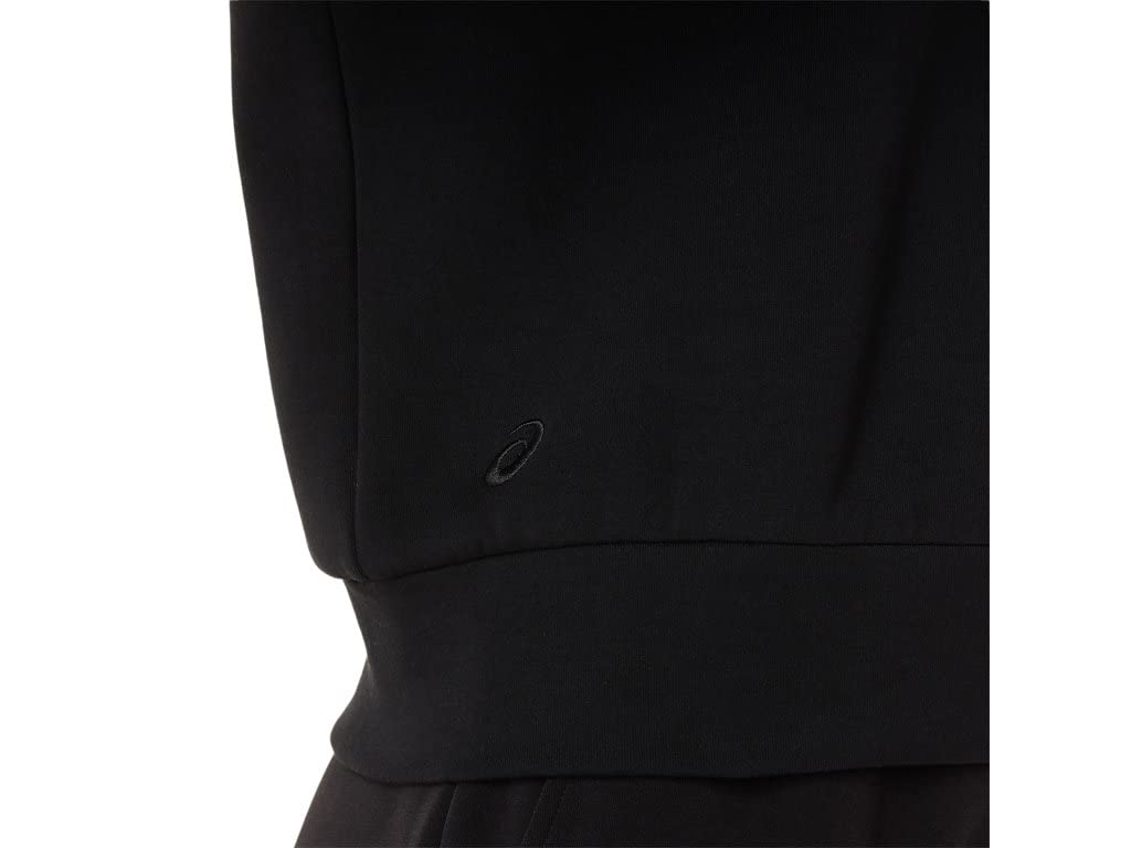 ASICS Tech Knit Pullover Black Women's Hoodies - S 