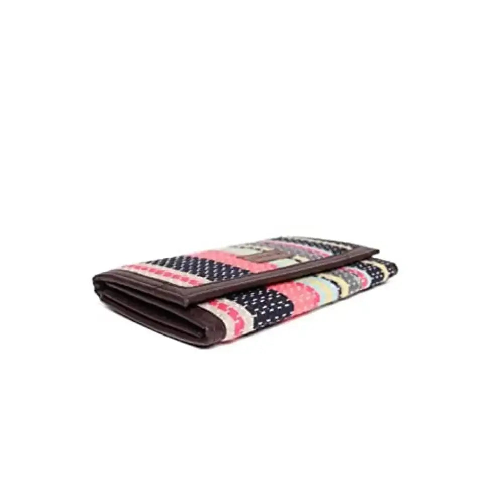 ASTRID Flapover Multicompartment Wallet for Women and Girls (Multicolor) 
