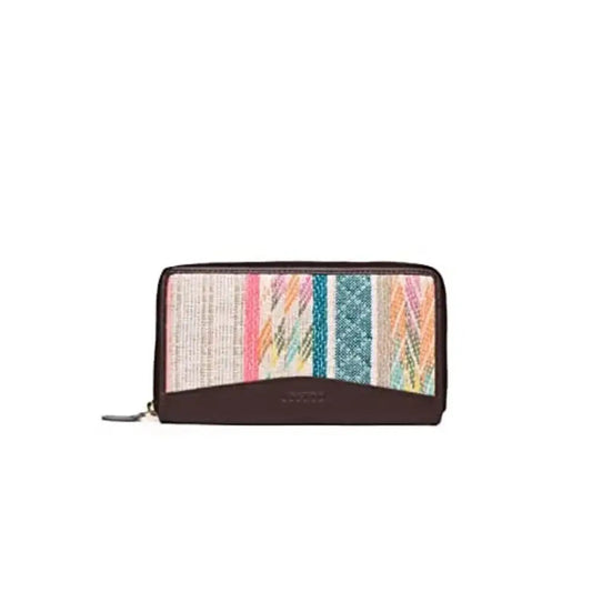 ASTRID Multicompartment Wallet with Zipper Closure for Women and Girls (Pink) 