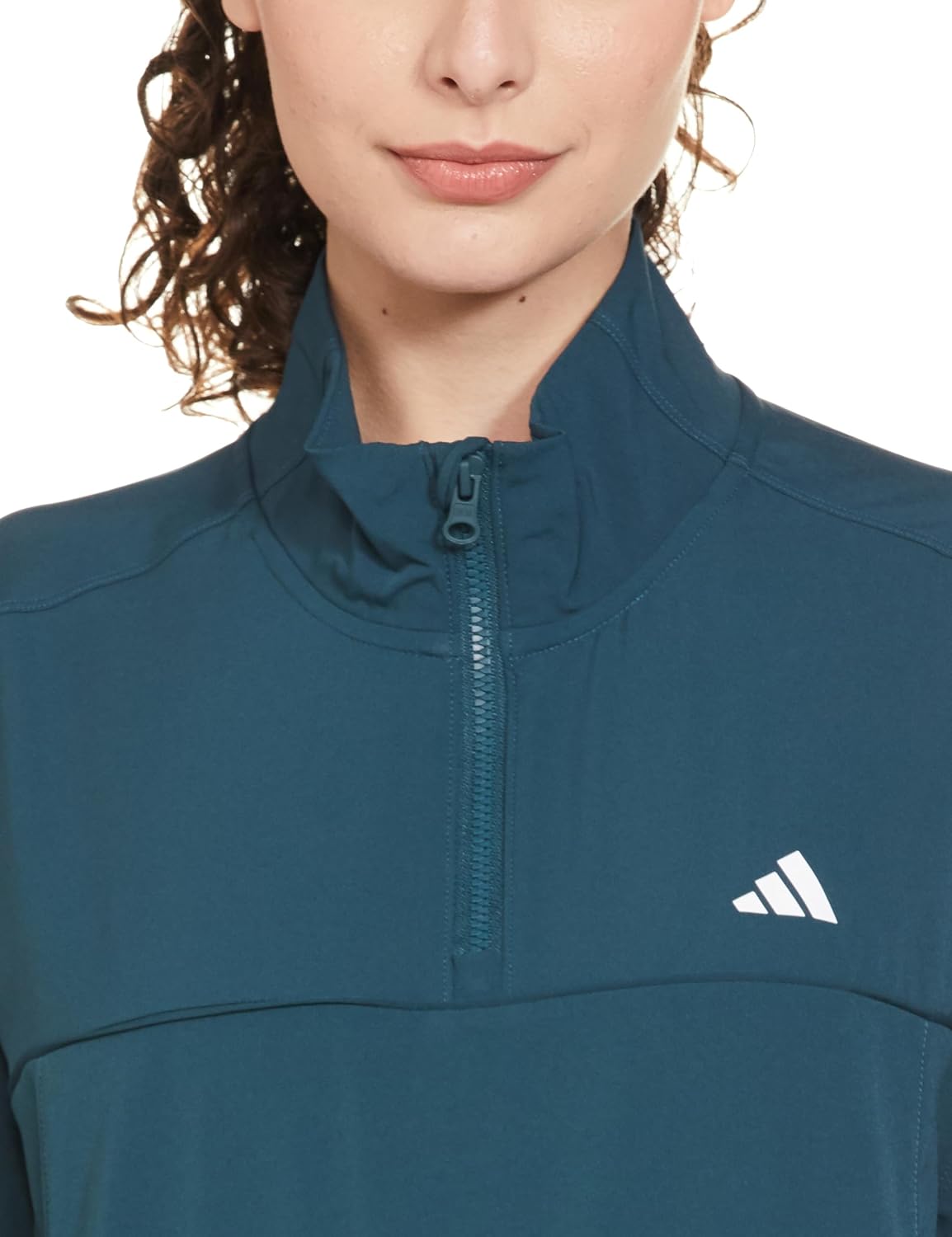 Adidas Women's A-Line Coat (IB0686_ARCNGT/White 