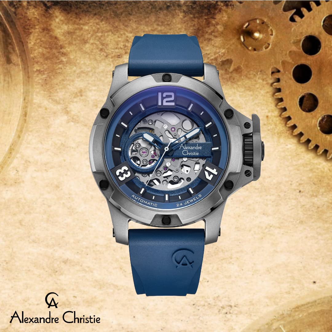 Alexandre Christie Automatic Watch for Men – Atlantic Blue 