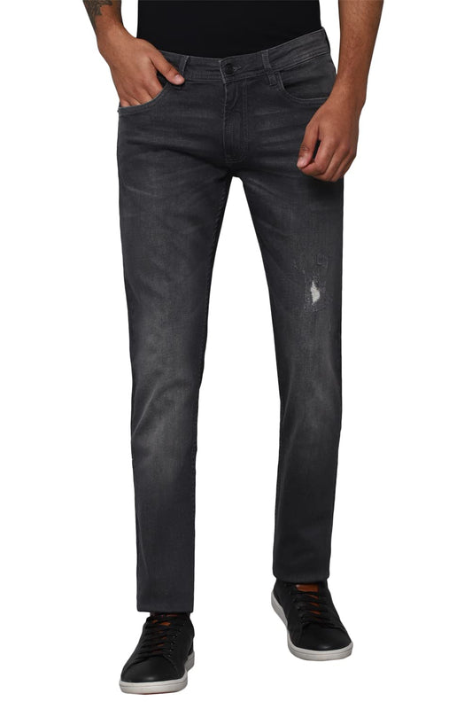 Allen Solly Men's Skinny Jeans (ALDNVSKFL70563_Grey_38) 