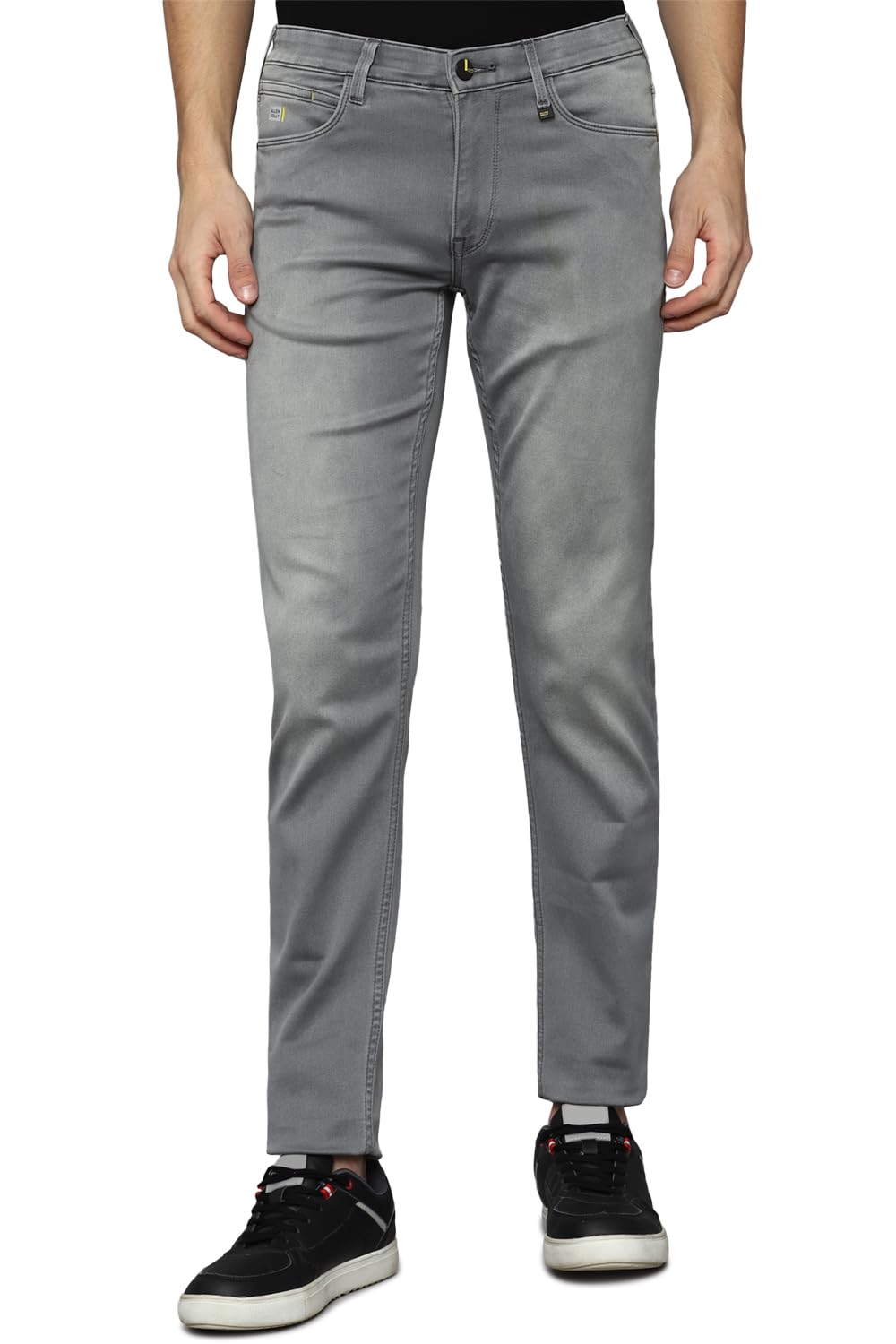 Allen Solly Men's Skinny Jeans (ALDNVSKFQ68724_Grey 