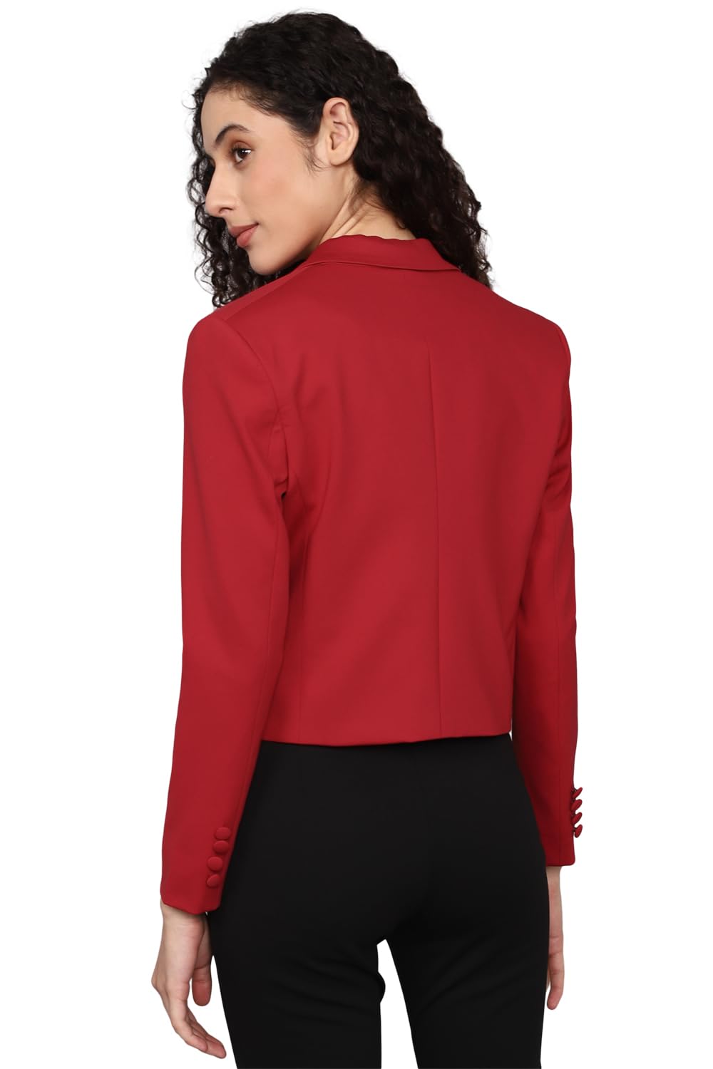 Allen Solly Women's Blazer (AHBZWRGFP47224_Red 