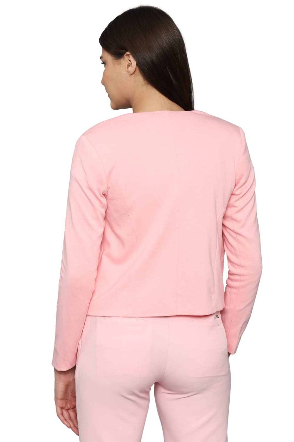 Allen Solly Women's Blazer (AHKZWRGFS55688_Pink 