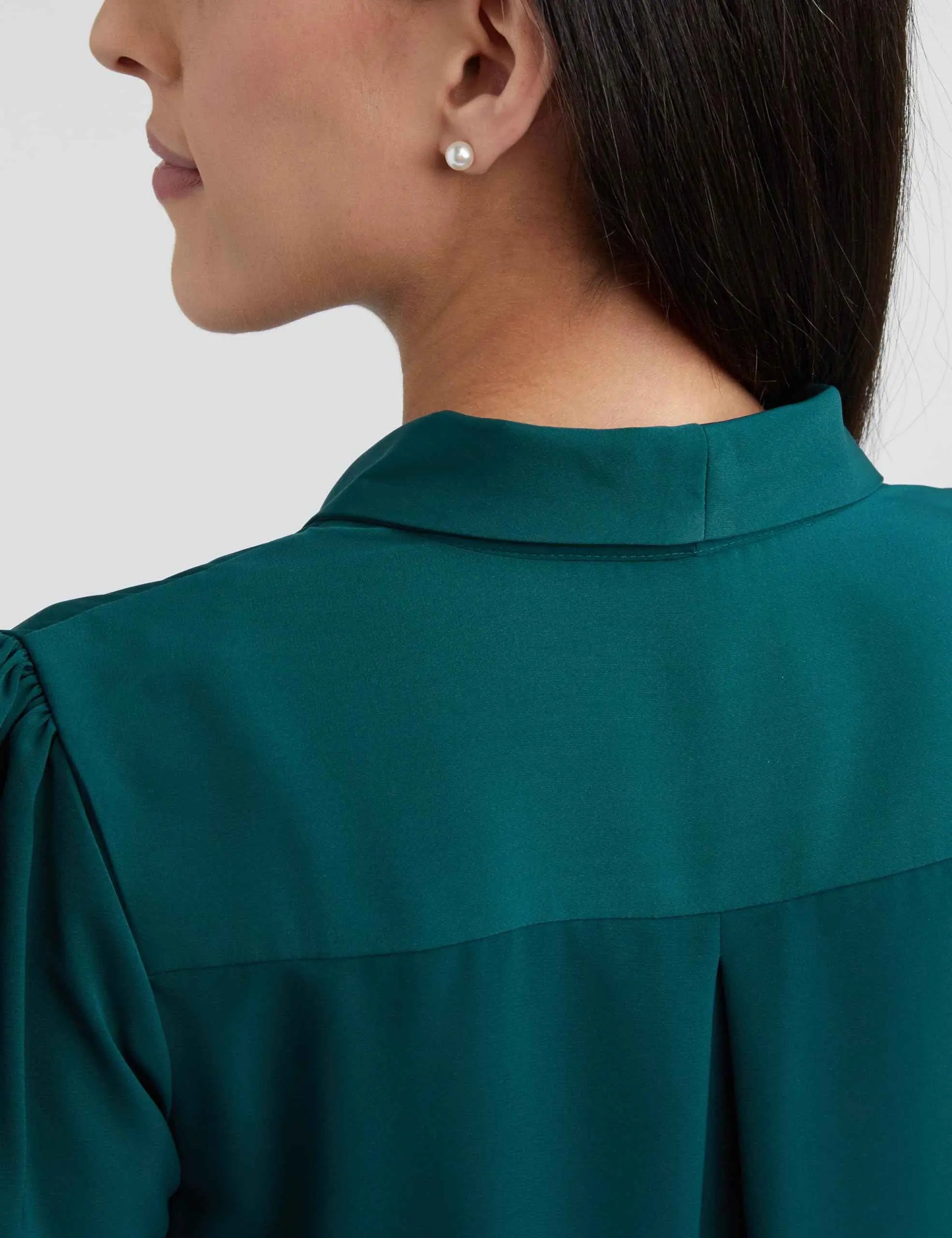 Allen Solly Women's Regular Fit Blouse (AHTSWRGP804273_Green SaumyasStore