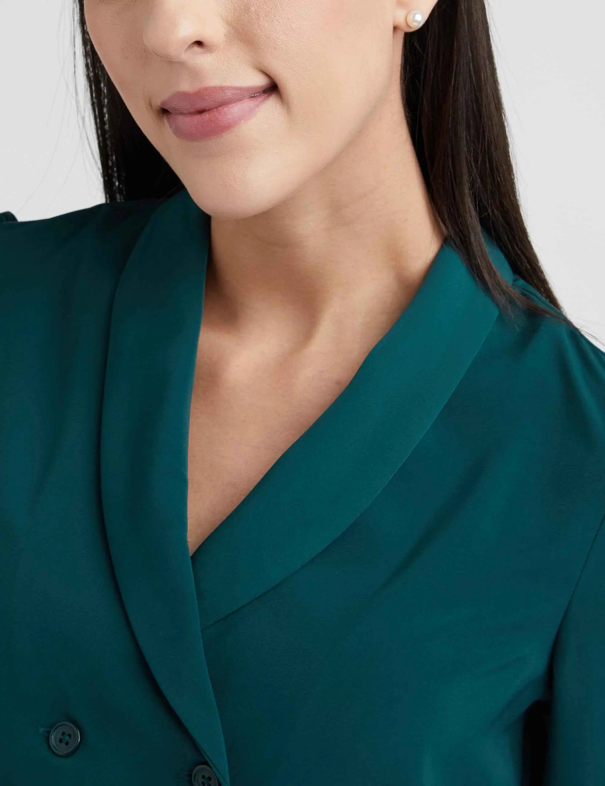 Allen Solly Women's Regular Fit Blouse (AHTSWRGP804273_Green SaumyasStore