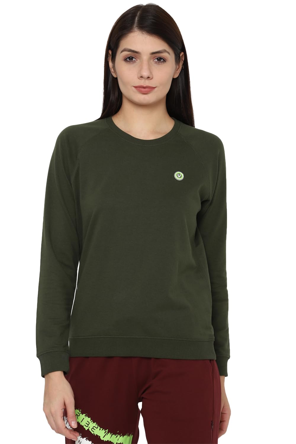 Allen Solly Women's Sweatshirts Green 