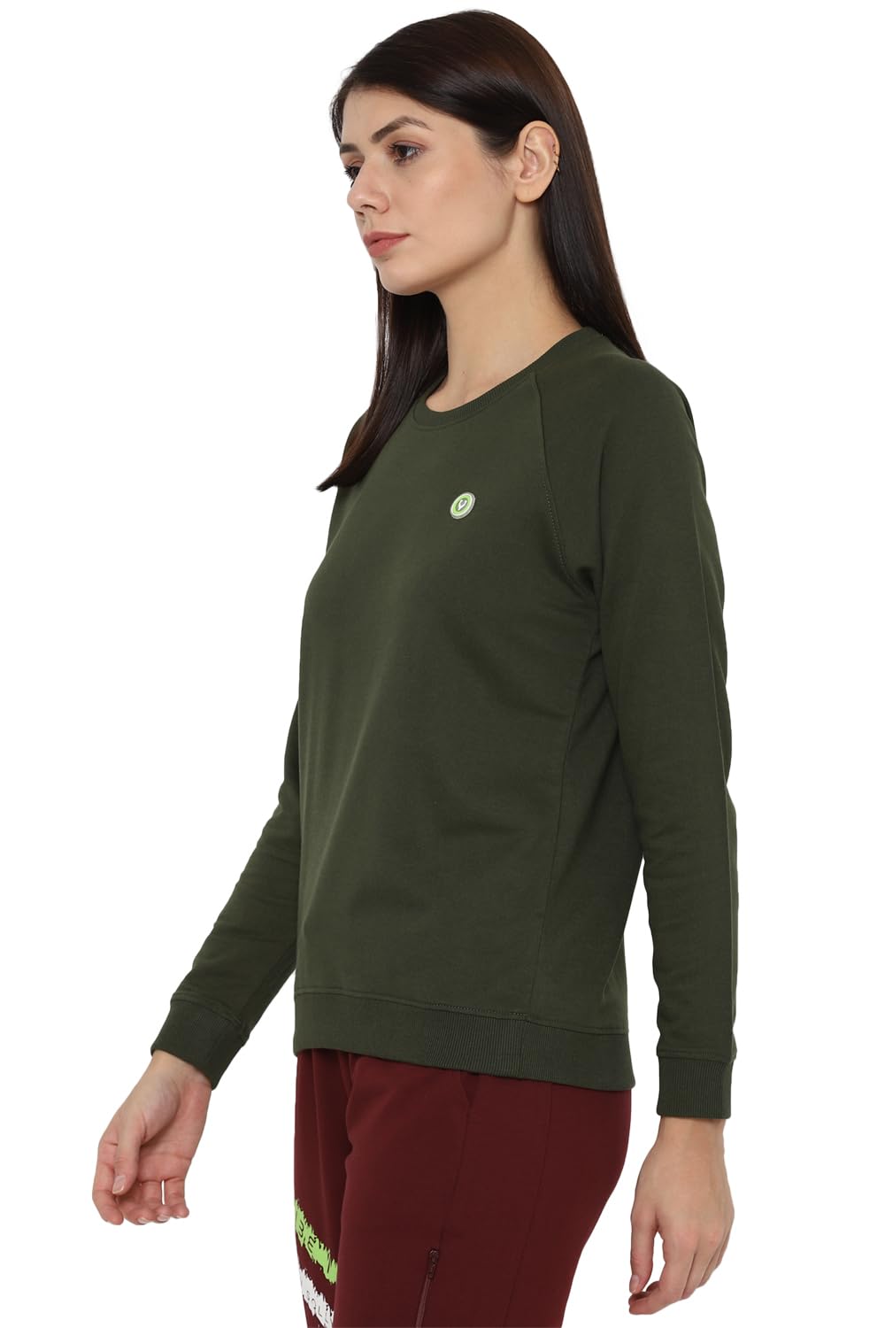 Allen Solly Women's Sweatshirts Green 