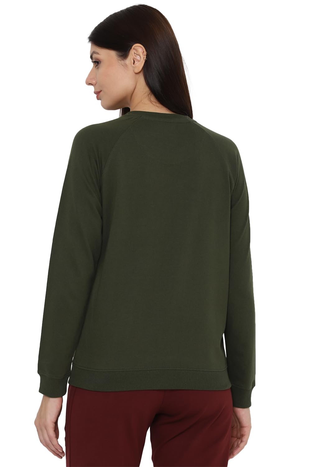 Allen Solly Women's Sweatshirts Green 