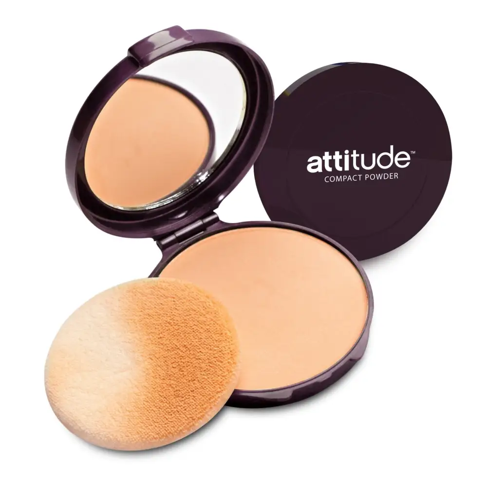 Amway Attitude Compact Shine Absorbing Pressed Powder (Shade- Medium)- 1 Piece 