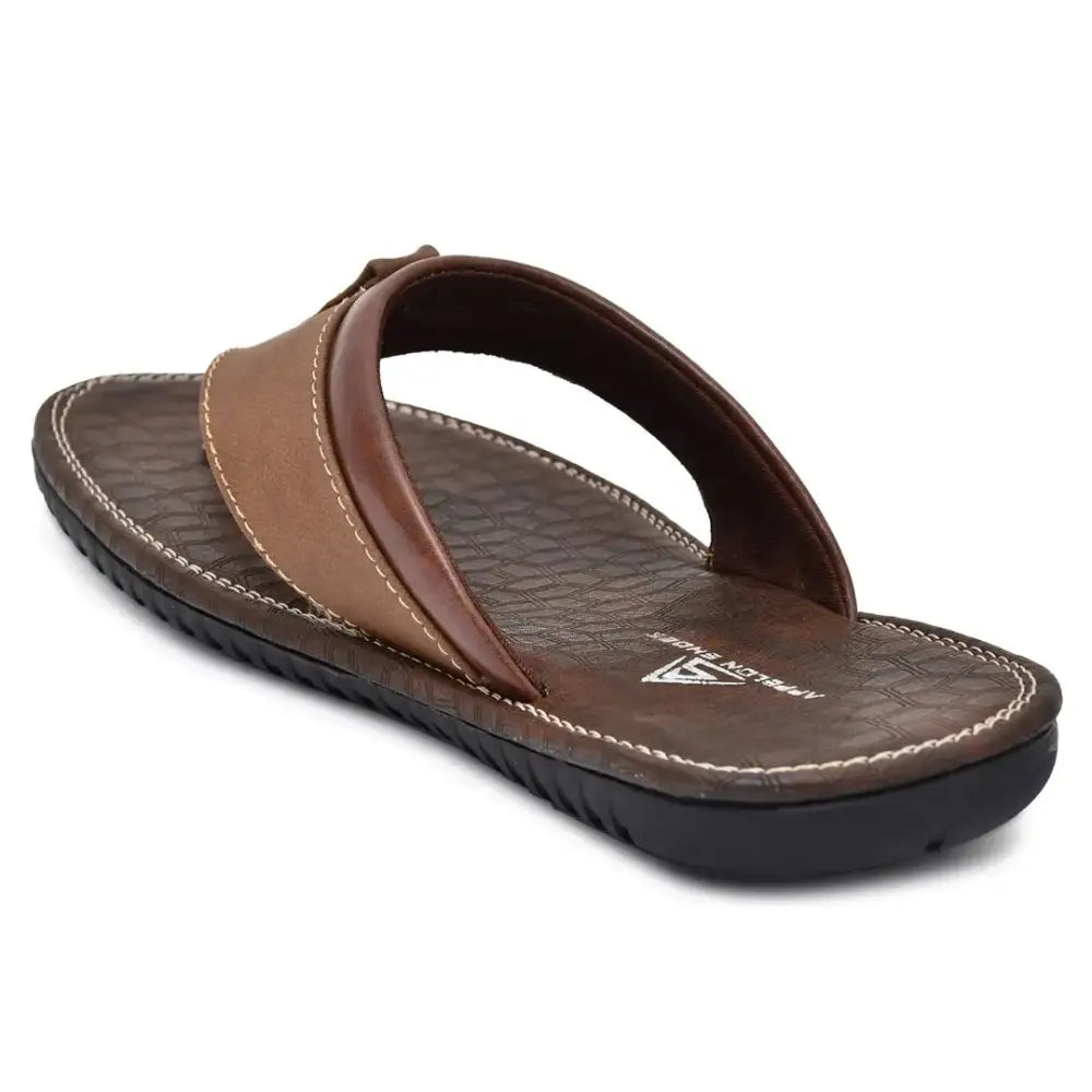 Appelon Shoes men daily wear slipper (Brown) 