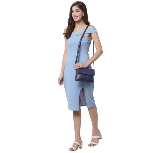 Aquatan Women's PU Leather Solid Sling Bag 