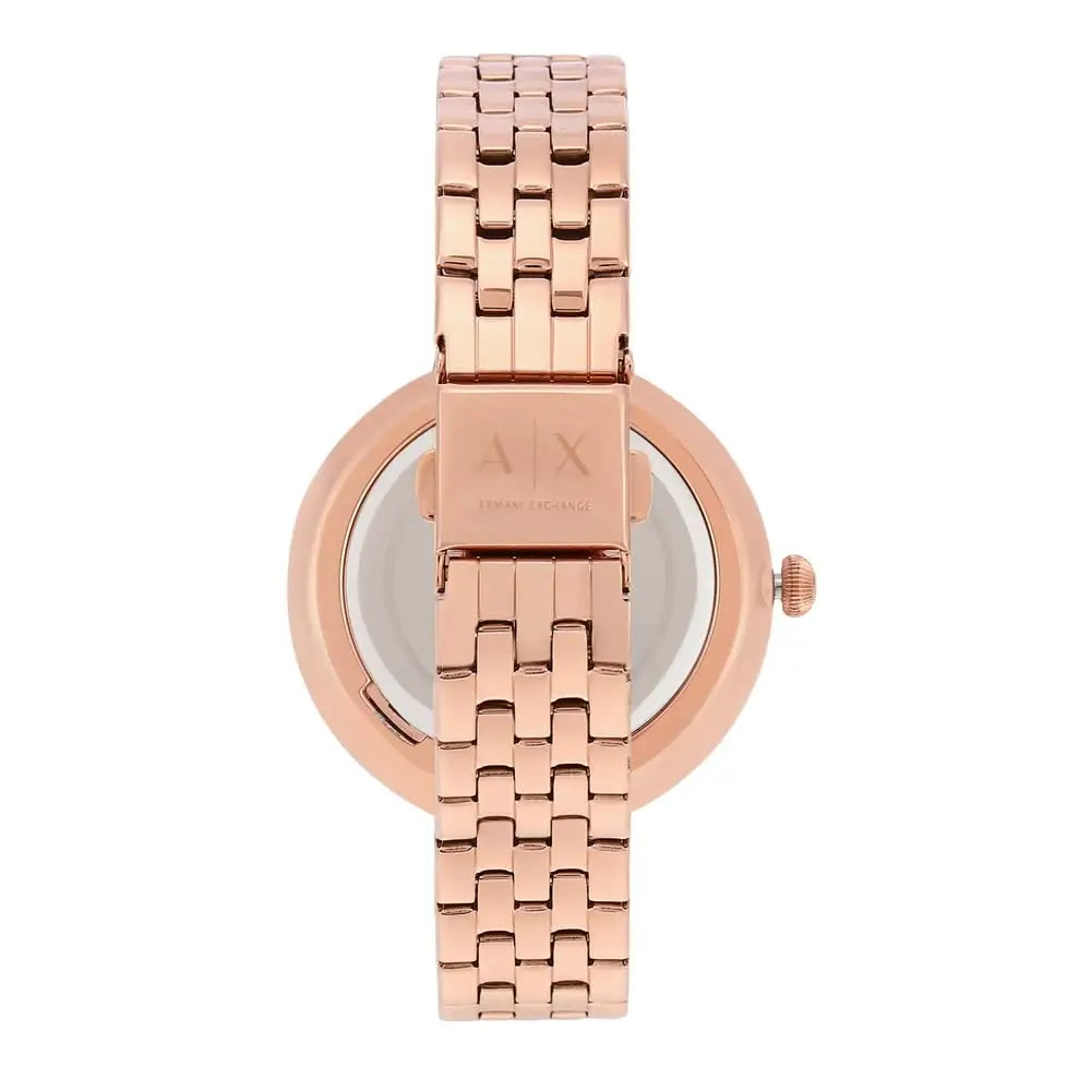 Armani Exchange Brooke Analog Gold Dial Women's Watch 