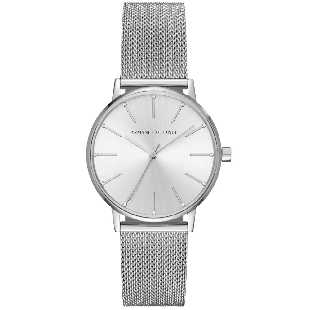 Armani Exchange Dress Analog Silver Dial Women's Watch 