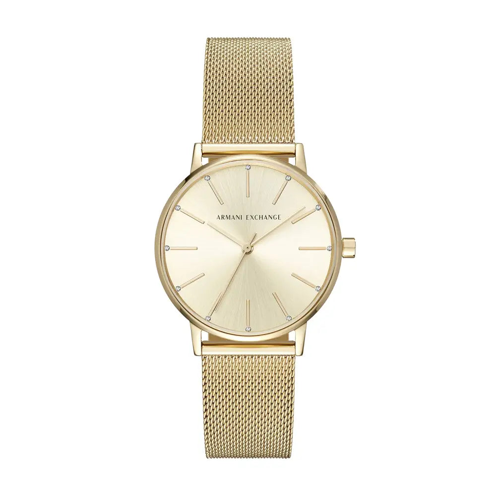 Armani Exchange Lola Analog Gold Dial Women's Watch 