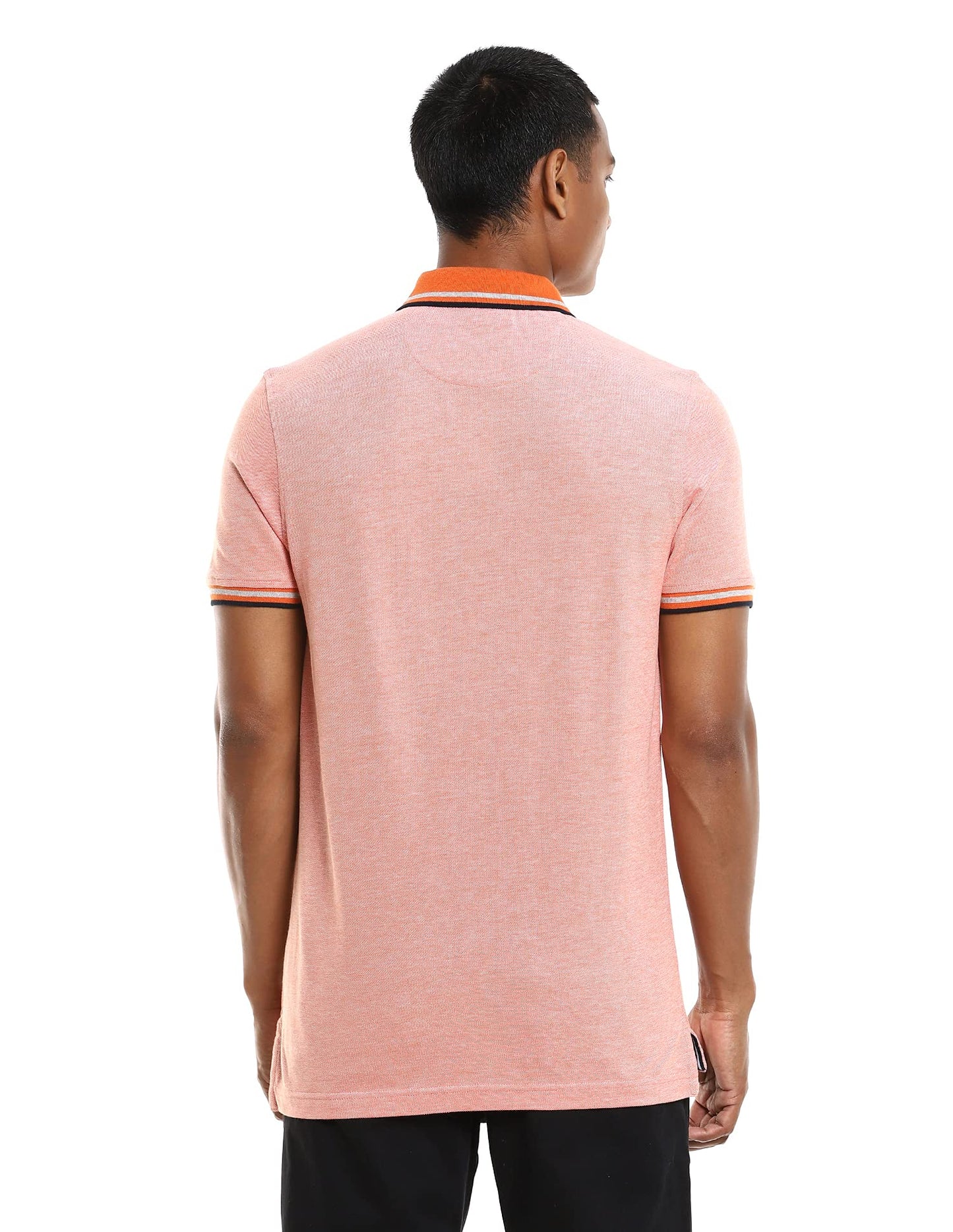 Arrow Men's Regular Polo Shirt (ASABTS3543_Orange M) 
